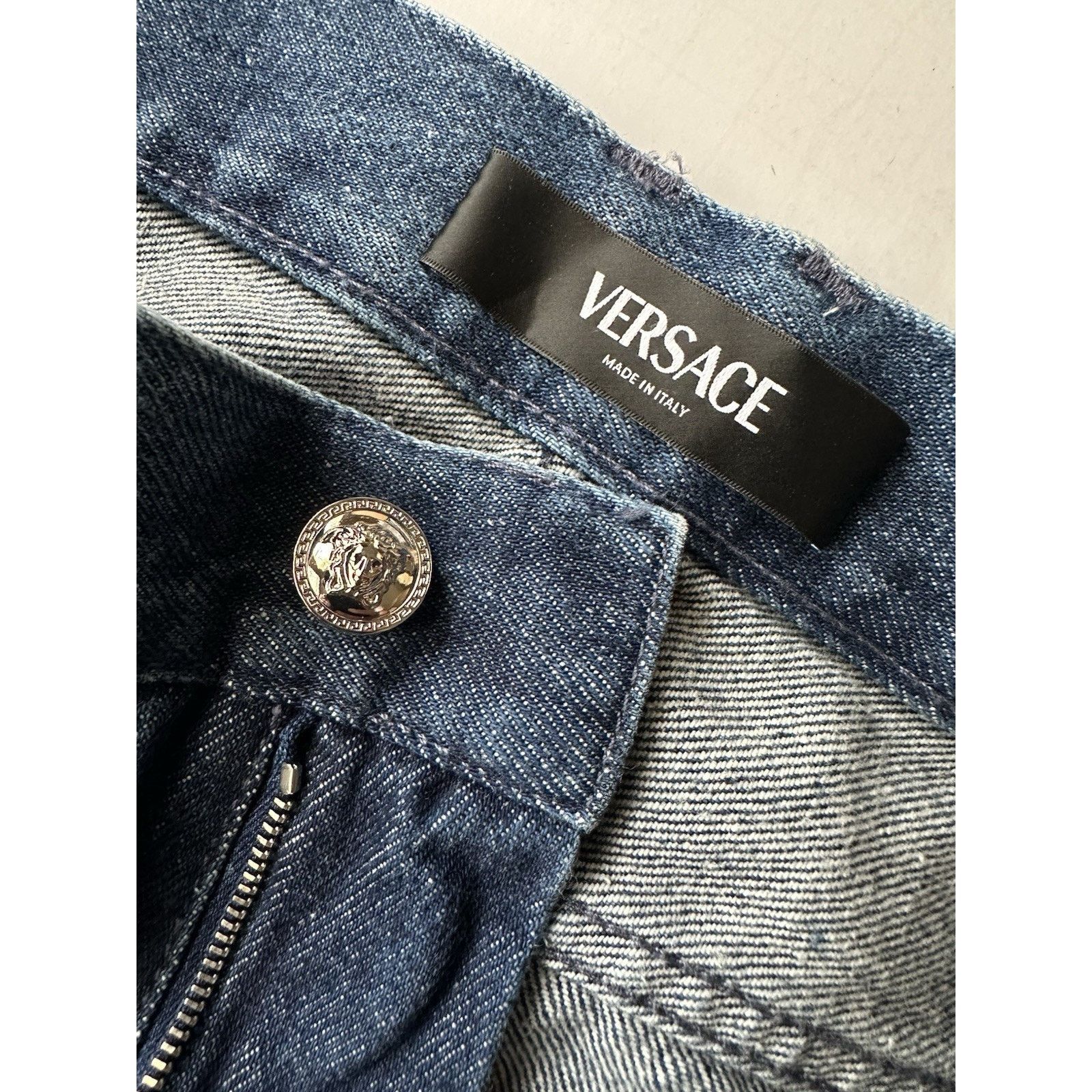 Versace Versace Men’s Denim Stone Washed Blue Jeans 34 US 1010816 Size US 34 / EU 50 - 7 Thumbnail