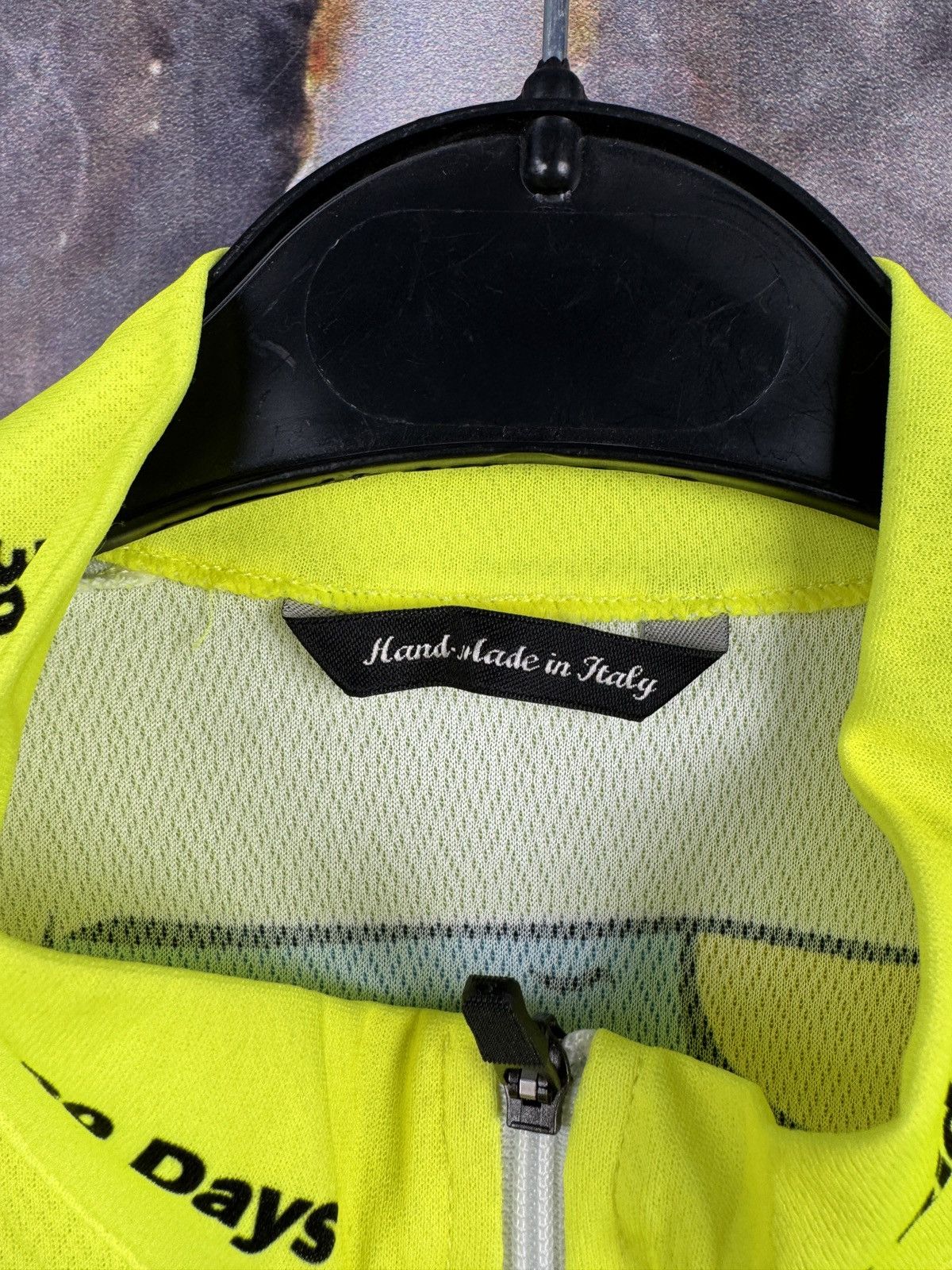 Other Cycling Jersey Ian Browns Neon Yellow Full Zip Bike Shirt 🚴‍♂️ Size US M / EU 48-50 / 2 - 8 Thumbnail