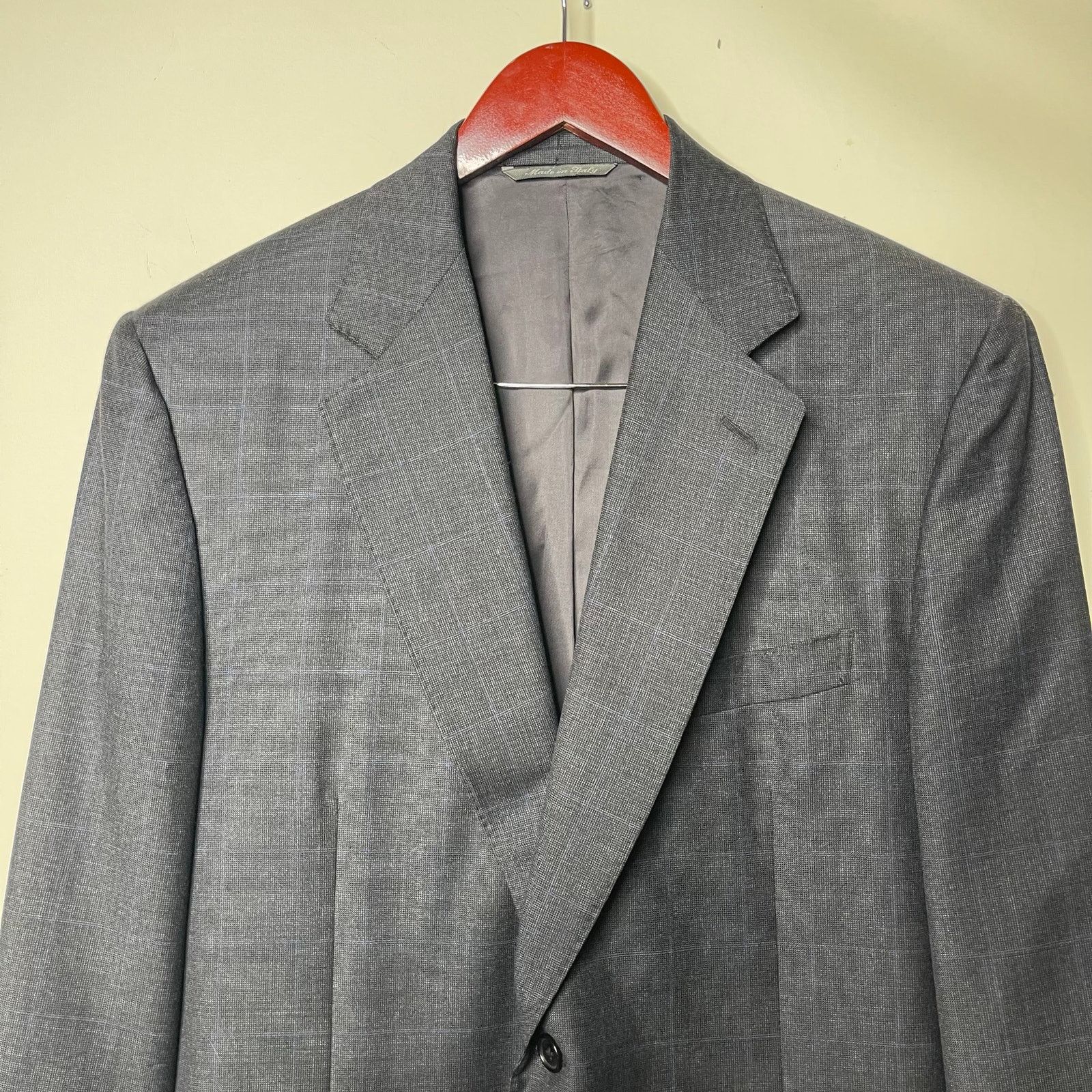 Canali Canali grey 100% pure wool 2 buttons sport jacket blazer Size 42R - 5 Thumbnail