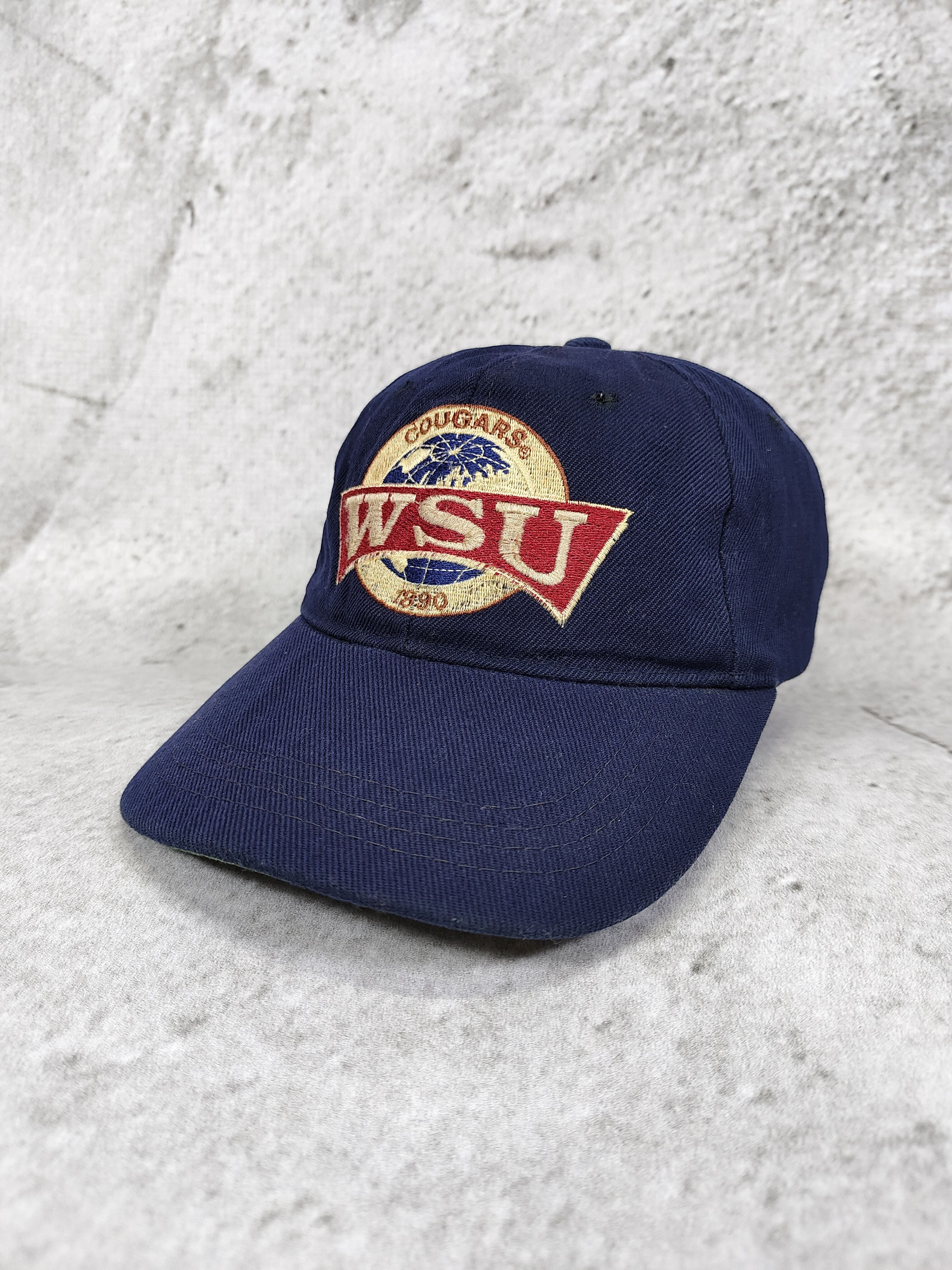 Vintage 90s Washington State University WSU Embroidered Logo Cap Size ONE SIZE - 3 Thumbnail