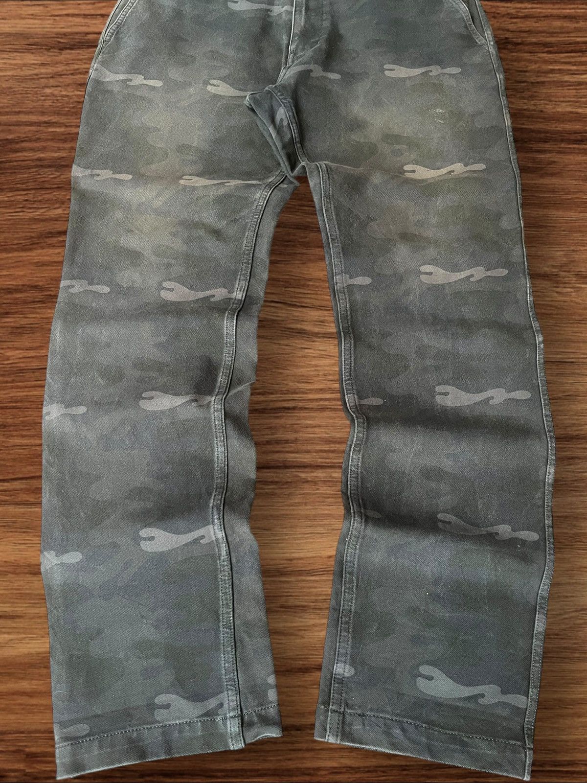 Hypebeast Vintage Japanese Brand Back Number Camo Stretchable Pants Size US 32 / EU 48 - 7 Thumbnail