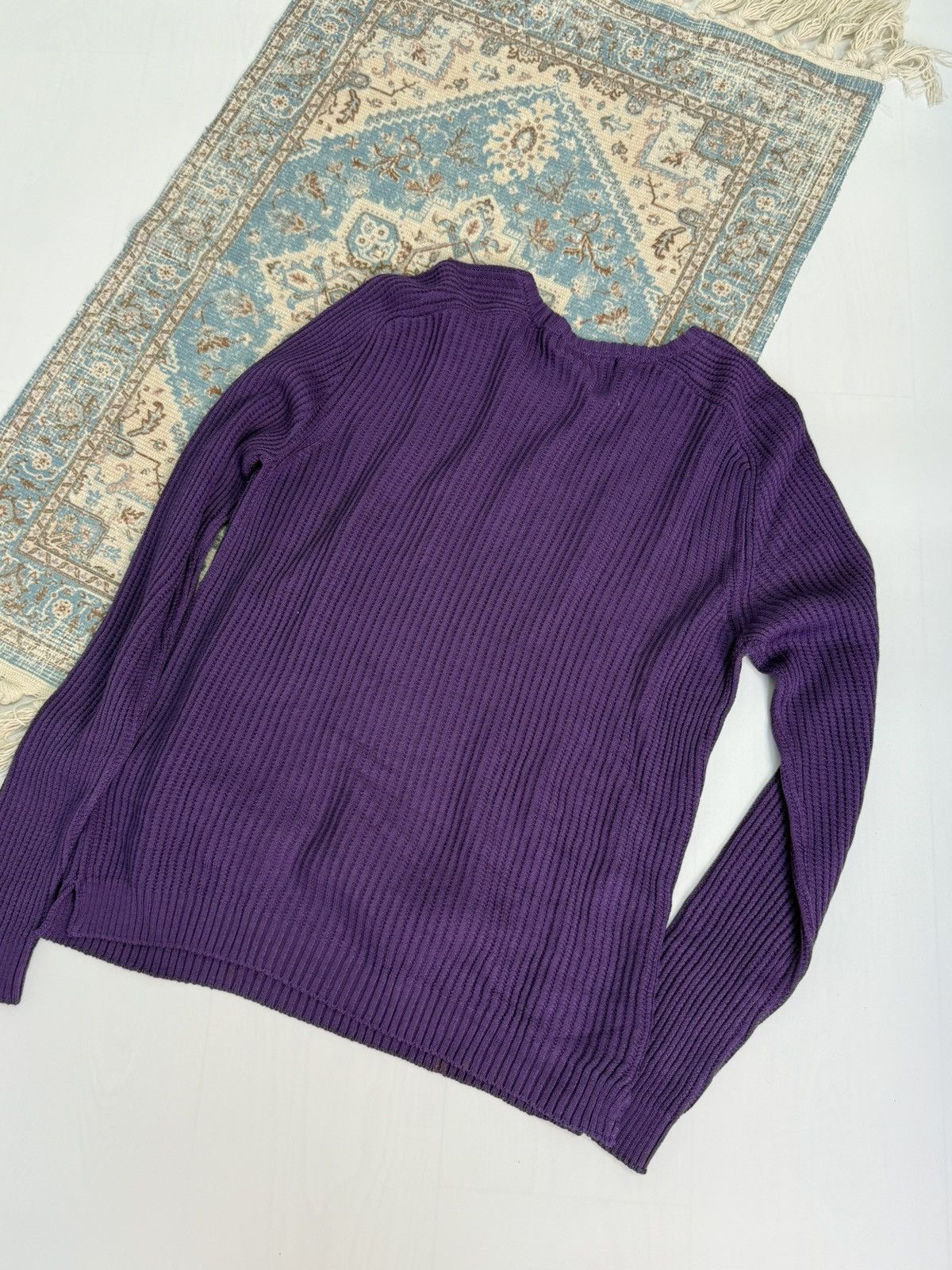 Dolce & Gabbana Dolce & Gabbana Purple Men Sweater Size 54 Size US L / EU 52-54 / 3 - 8 Thumbnail