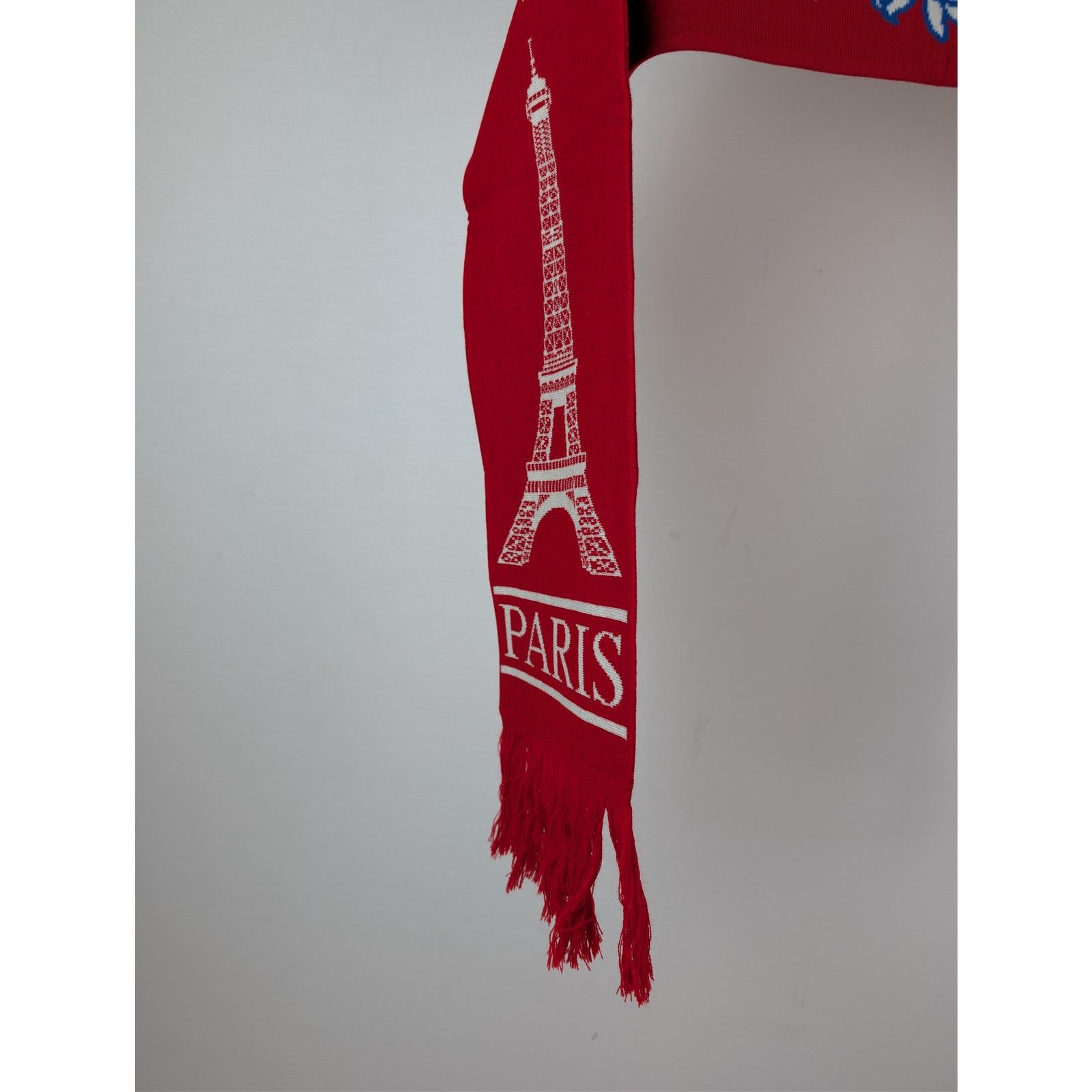 Balenciaga o1rshd1 Size: OS / Q:2 / Football Scarf in Red/White Size ONE SIZE - 10 Thumbnail