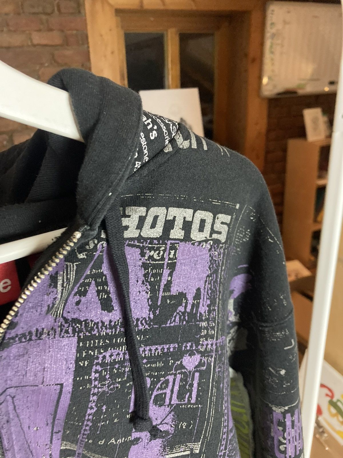 Supreme Supreme Collage Zip Up Hooded Sweatshirt S Black Size US S / EU 44-46 / 1 - 7 Thumbnail