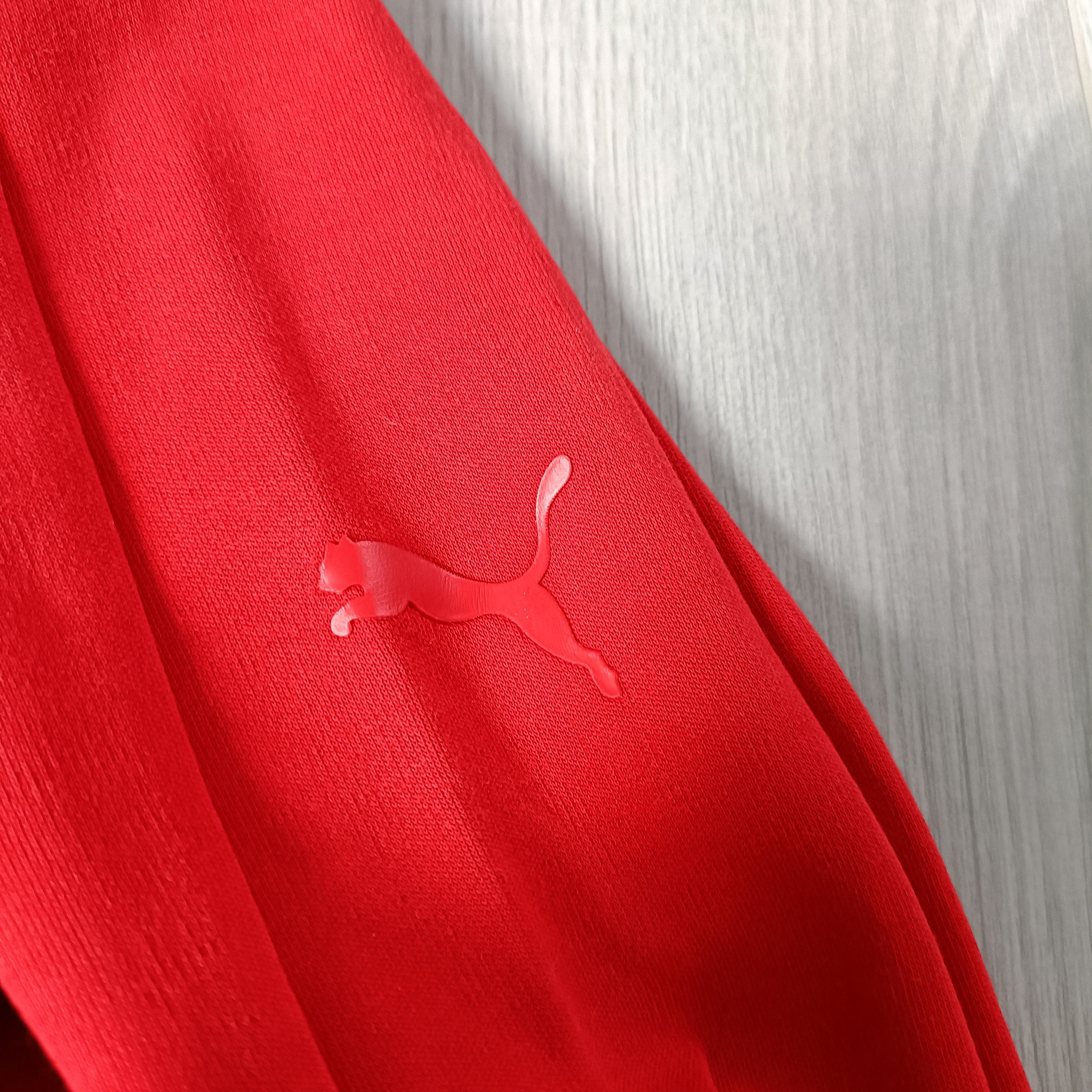 Ferrari × Puma Men's Cotton Red Full Zip Hoodie ! Size US L / EU 52-54 / 3 - 7 Thumbnail