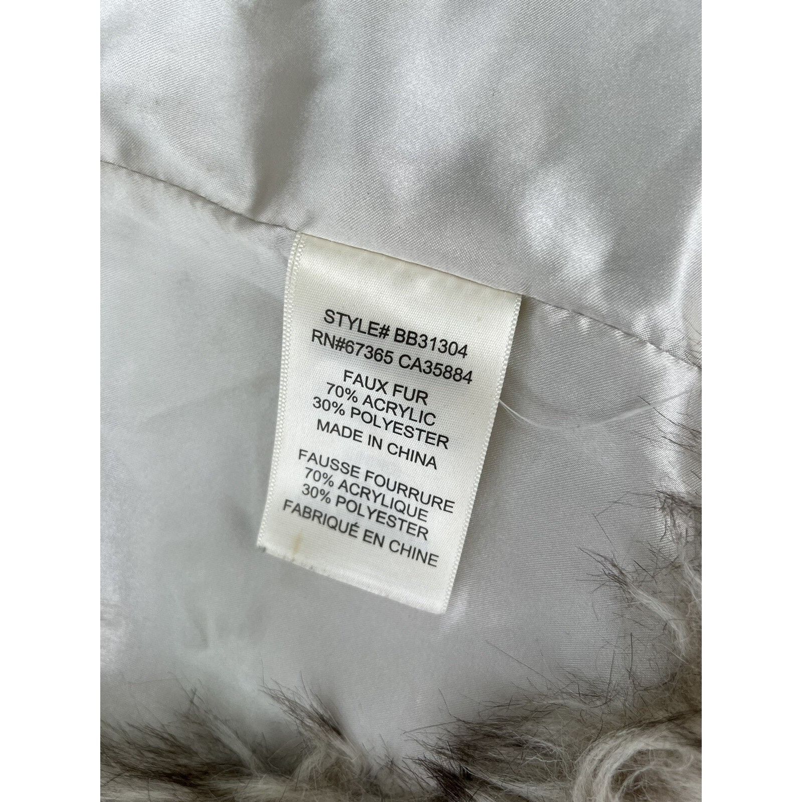 BB Dakota BB Dakota Women's Vest Faux Fur Sleeveless Jacket A000222 Size M / US 6-8 / IT 42-44 - 8 Thumbnail