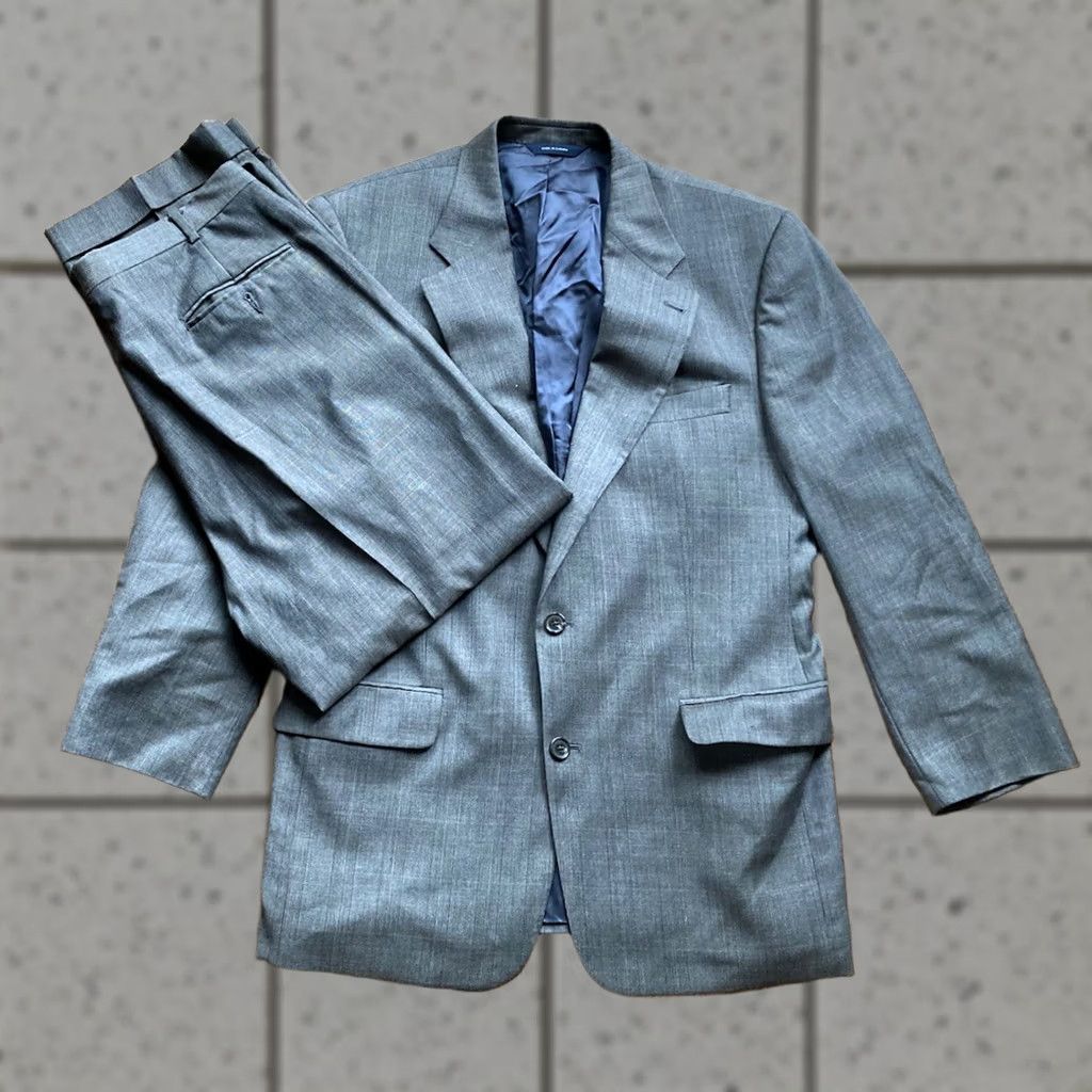 Brooks Brothers Brooks Brothers Suit Mens Size 43 Jacket 34x29 Pants Brown Plaid Wool 2 Pc Size 46R - 1 Thumbnail