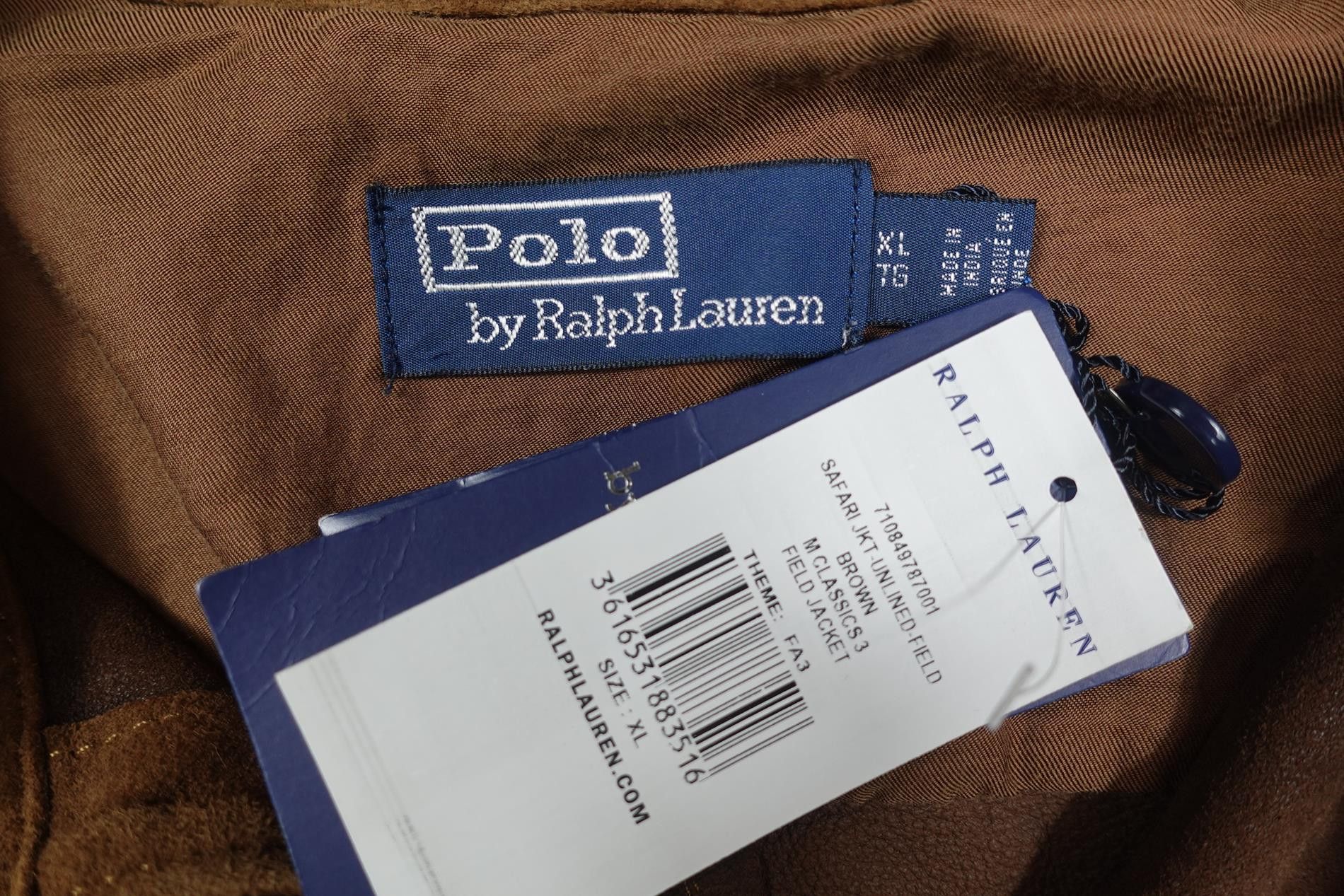 Polo Ralph Lauren Polo Ralph Lauren Jacket Overshirt Leather Safari NWT XL Size US XL / EU 56 / 4 - 4 Thumbnail