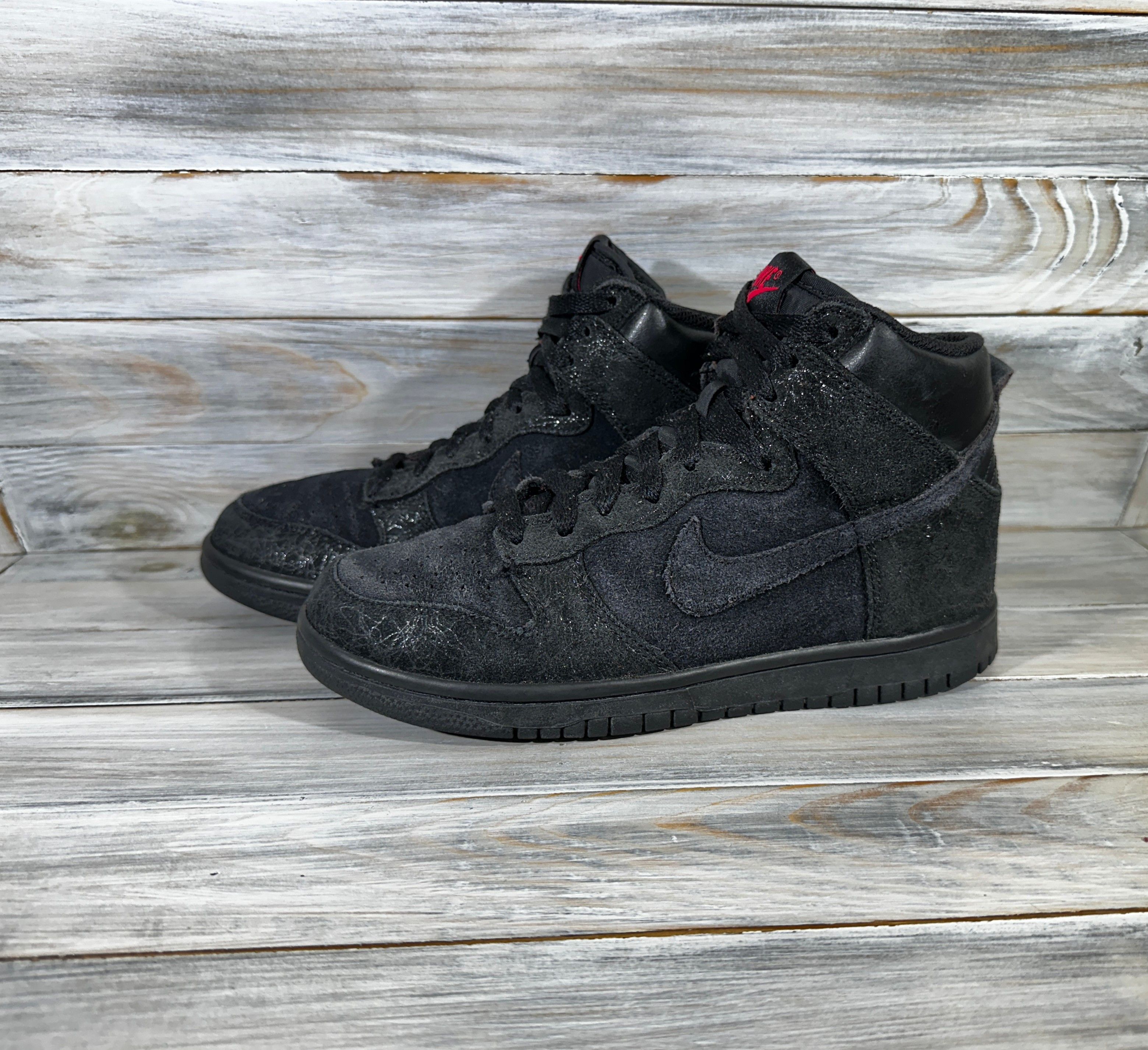 Nike NIKE Dunk High Women's Sneakers Black Casual Sport Shoes Size US 6.5 / IT 36.5 - 5 Thumbnail