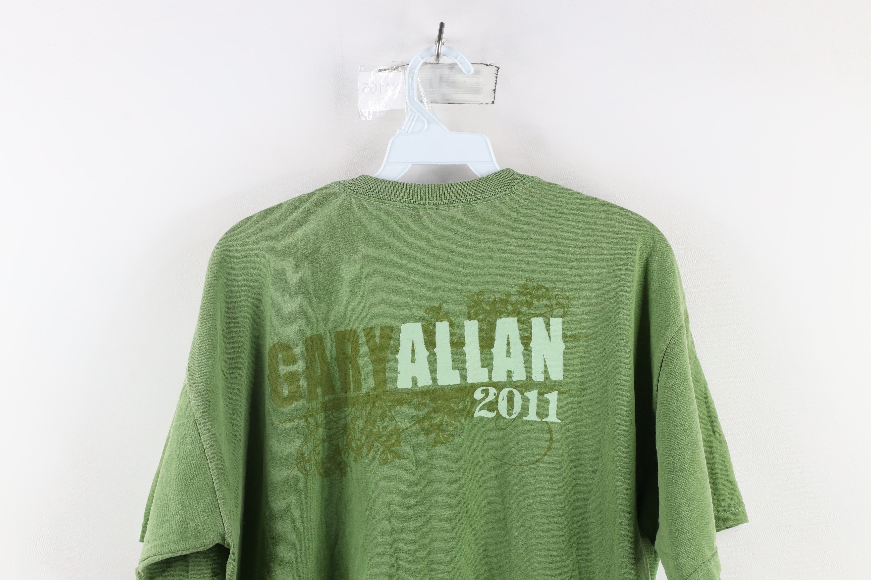 Vintage Vintage Y2K 2011 Tour Gary Allan Band Short Sleeve T-Shirt Size US L / EU 52-54 / 3 - 10 Thumbnail