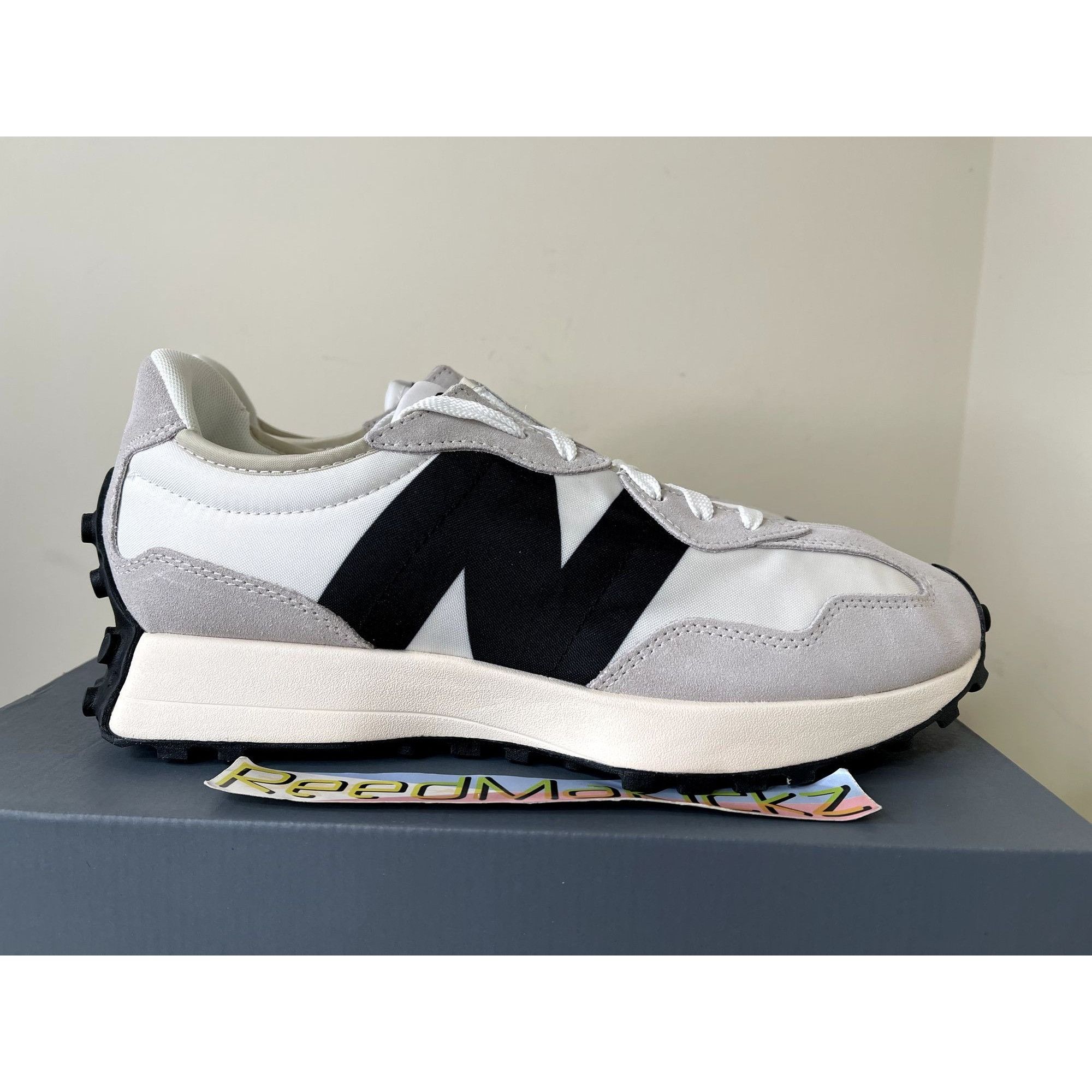 New Balance New Balance 327 Sea Salt Black Mens 11.5us Size US 11.5 / EU 44-45 - 3 Thumbnail