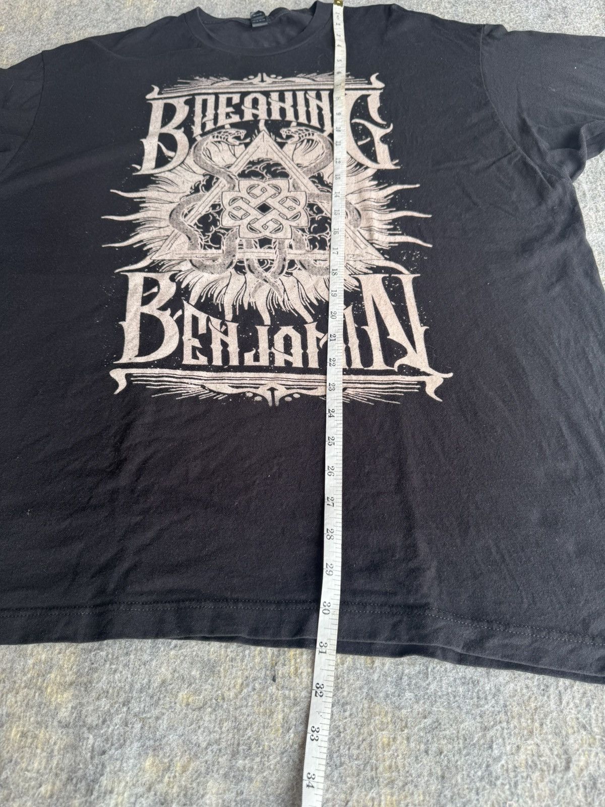 Band Tees Breaking benjamin 2019 Tour shirt Size US XL / EU 56 / 4 - 5 Thumbnail