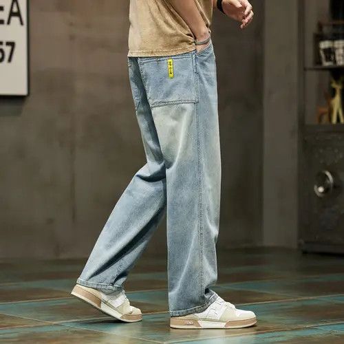 Japanese Brand Kimijima x Hin Wide Leg Jeans Men Baggy Pants Size US 35 - 7 Thumbnail