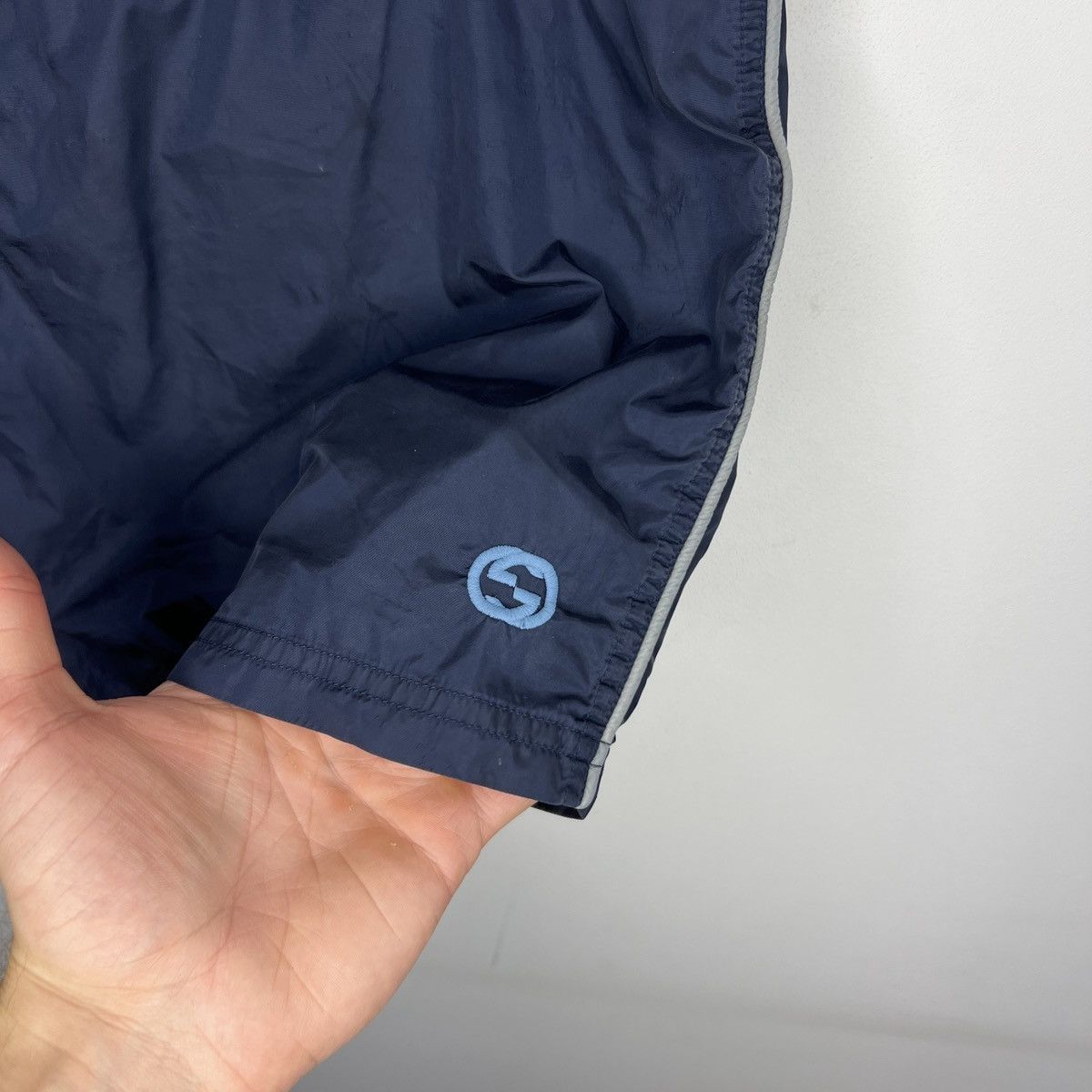 Gucci Gucci GG nylon swim shorts (Navy) Size US 36 / EU 52 - 4 Thumbnail