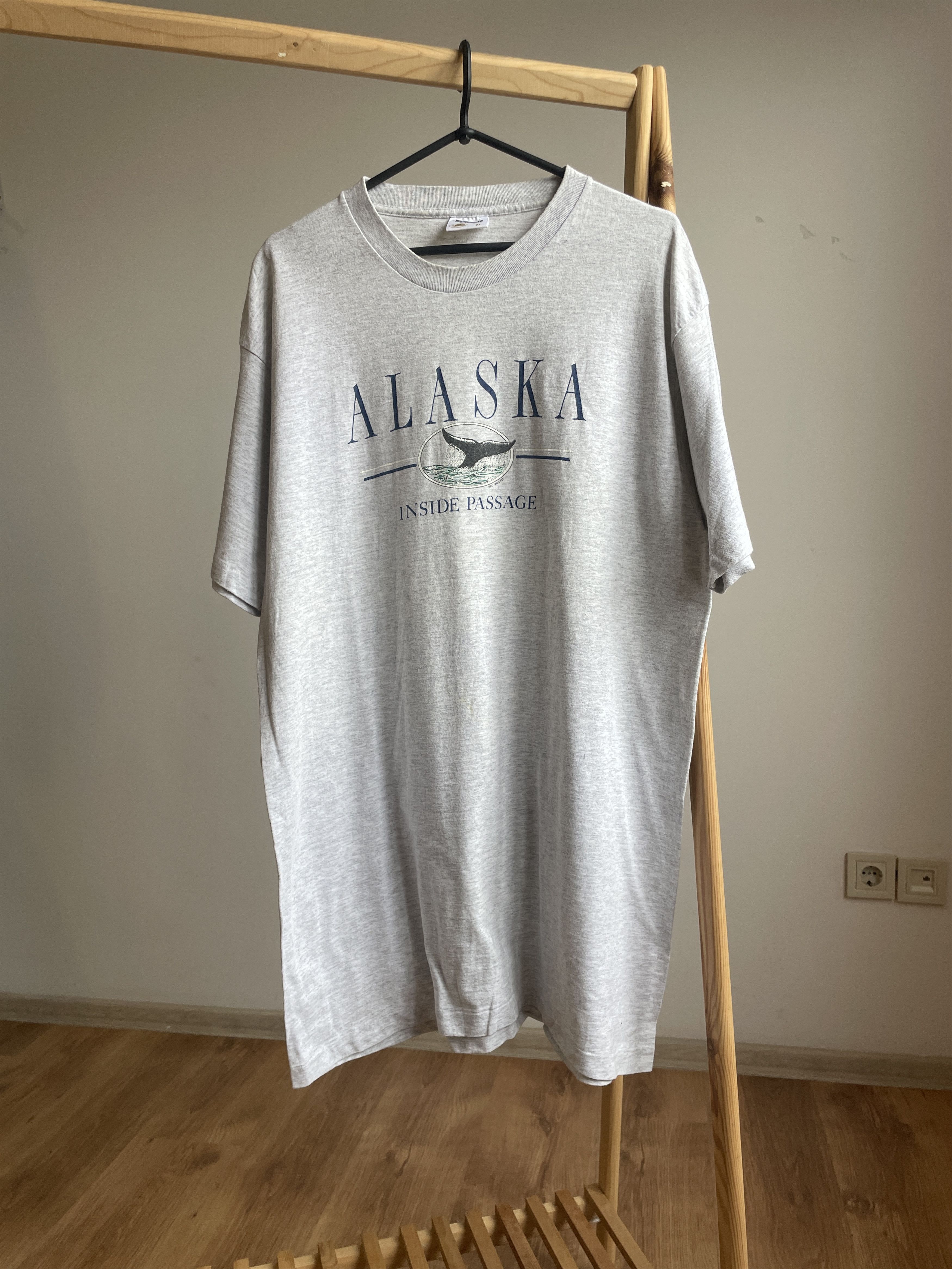 Vintage Alaska Inside Passage Vintage 90's Single Stitch T-Shirt Size US XL / EU 56 / 4 - 1 Thumbnail