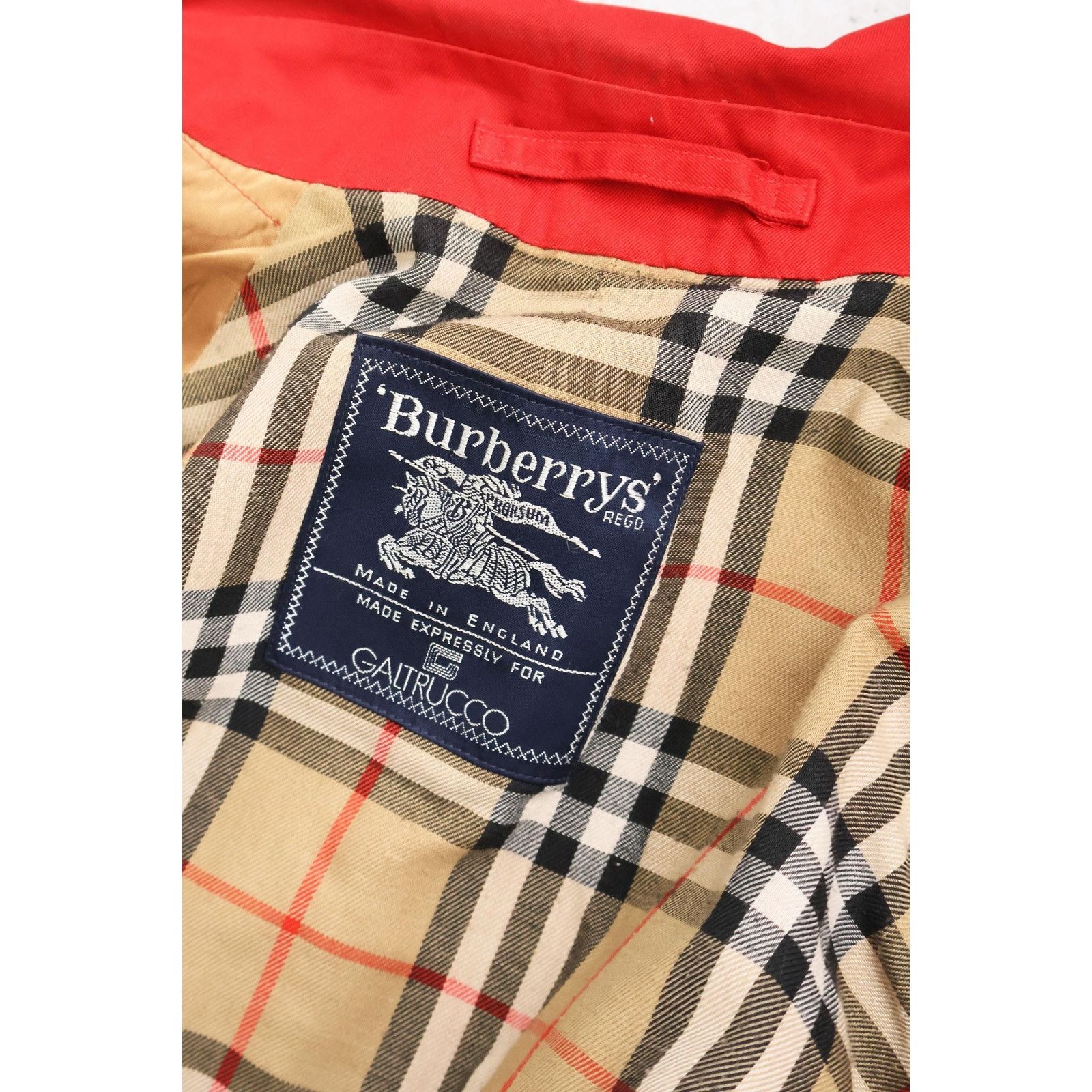 Burberry BURBERRY LONDON for Galtrucco Milano Trench Coat in Rouge Size M / US 6-8 / IT 42-44 - 9 Thumbnail