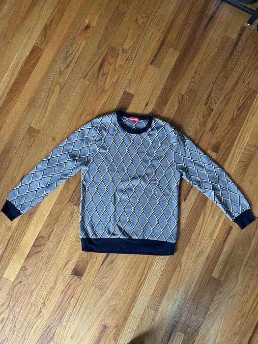 Supreme chain hotsell link sweater