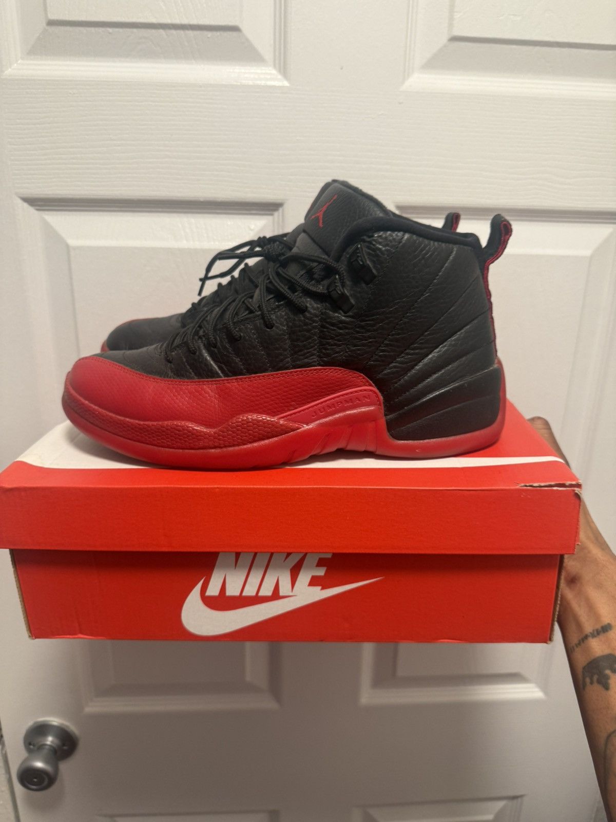 Jordan Brand Jordan 12 flu game 12s 🤒🤧 size 9 good condiiton Size US 9 / EU 42 - 2 Thumbnail
