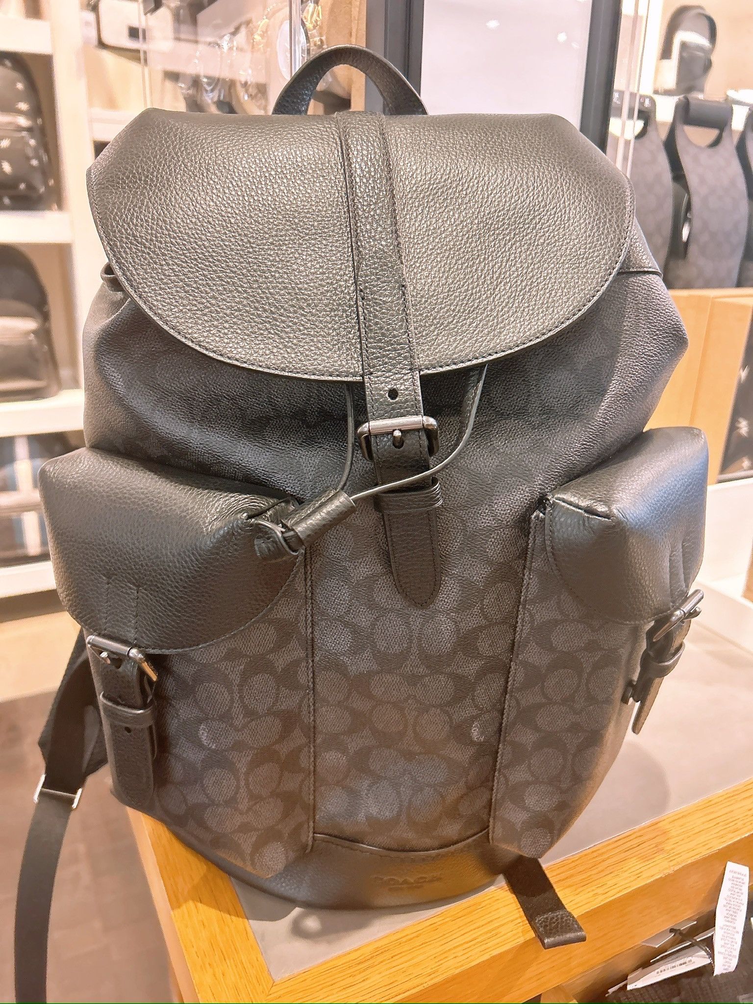 Coach Warner Backpack In Signature Canvas CW211 Size ONE SIZE - 1 Thumbnail