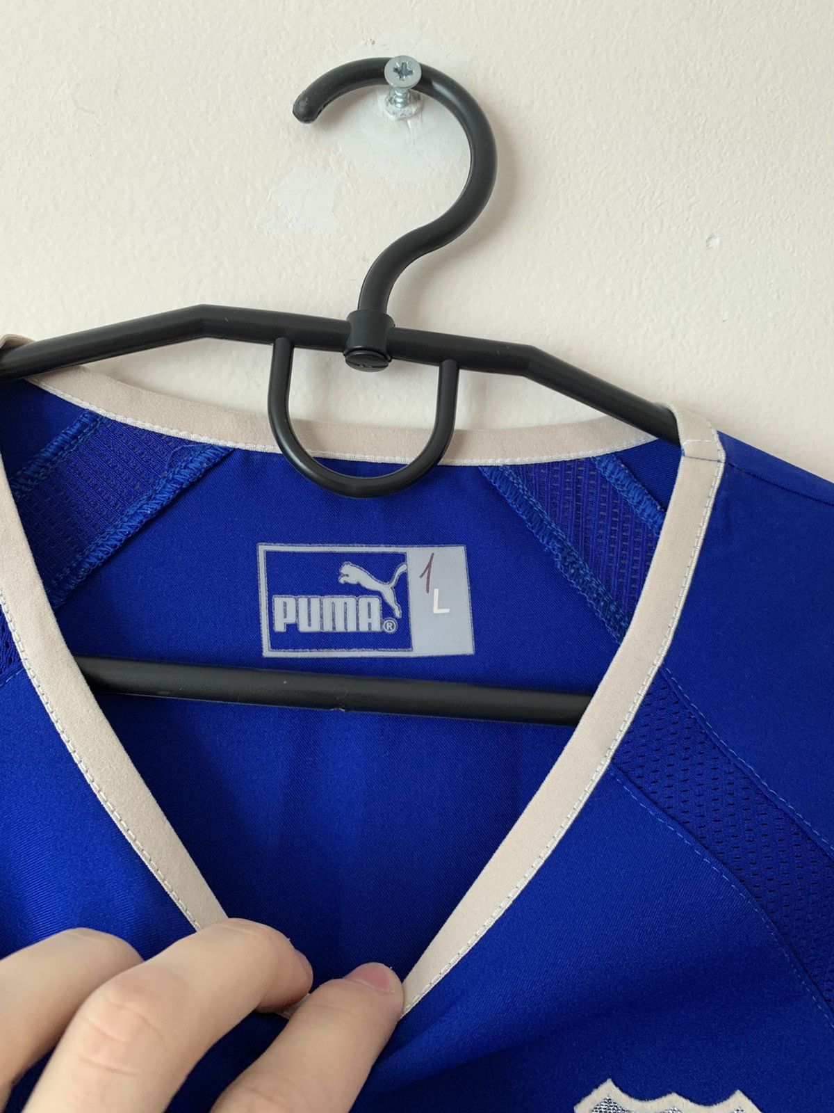 Puma 🔥PUMA EVERTON 2003/2004 HOME LONG SLEEVE SOCCER JERSEY Size US L / EU 52-54 / 3 - 9 Thumbnail