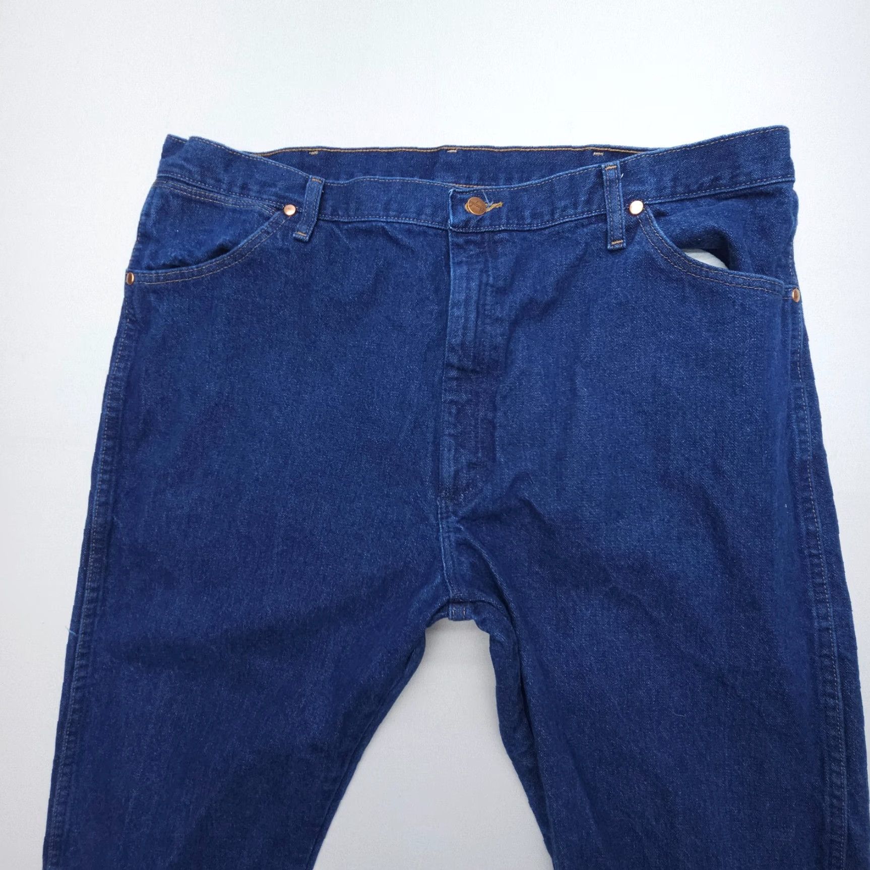 Wrangler Wrangler Jeans Cowboy Cut Prewashed Indigo Dark Wash Heavy 42 x 30 Mens Size US 42 / EU 58 - 5 Thumbnail
