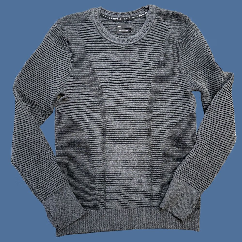 Under Armour Under Armour Shirt Men Small Gray Intelliknit Phantom Base Layer Run Gym Pullover Crew Neck Athletic Stretch Activewear 90s Size US S / EU 44-46 / 1 - 1 Thumbnail
