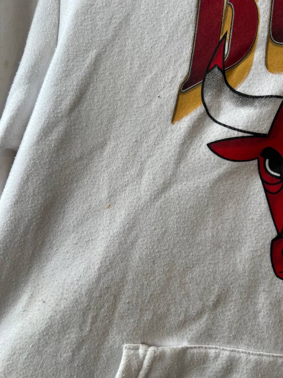 NBA CHICAGO BULLS NBA OVERPRINTED RETRO HOODIE SIZE S MENS Size US S / EU 44-46 / 1 - 9 Thumbnail