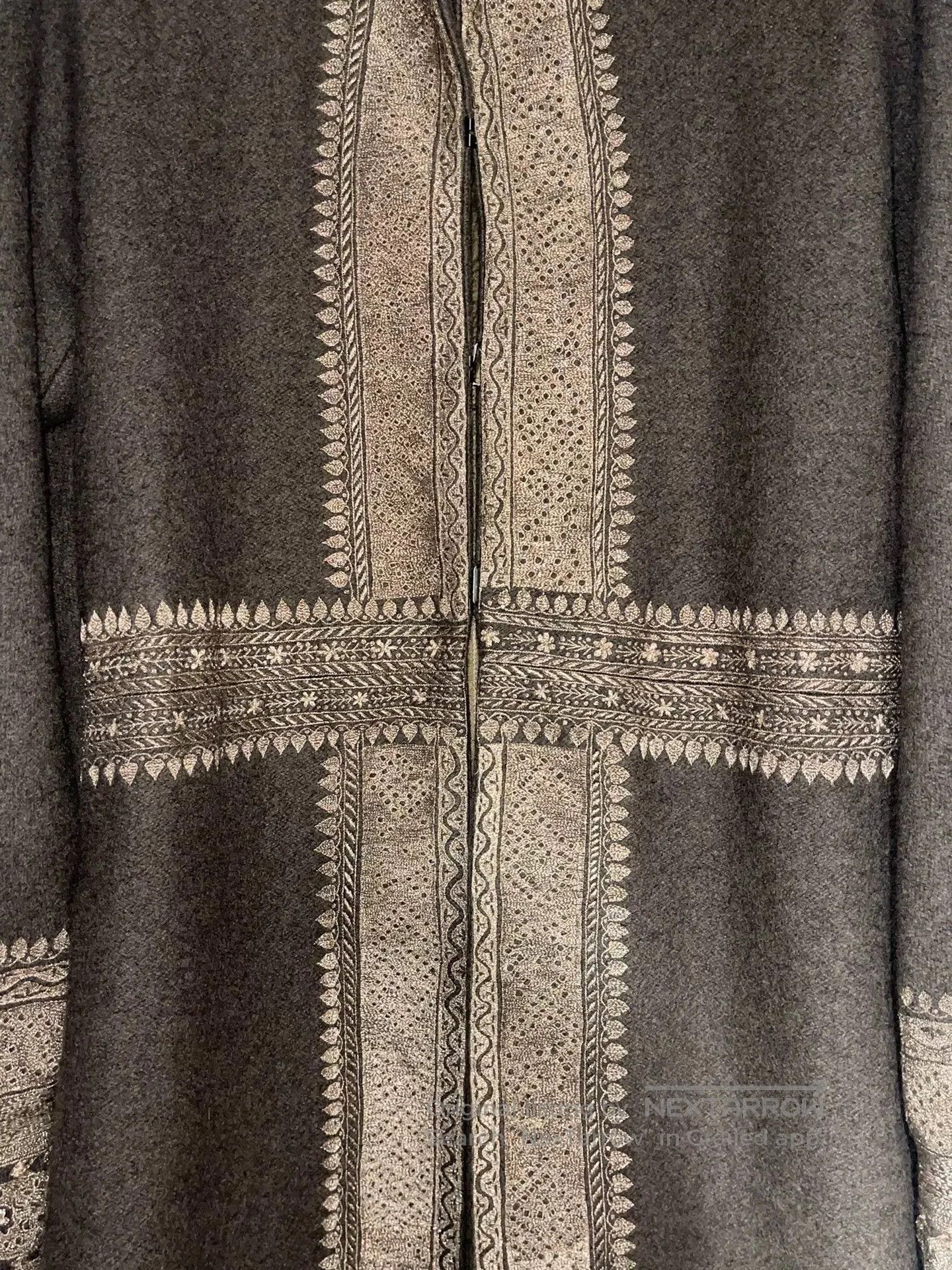 Dries Van Noten dries van noten wool coat with embroidery. Size M / US 6-8 / IT 42-44 - 3 Thumbnail