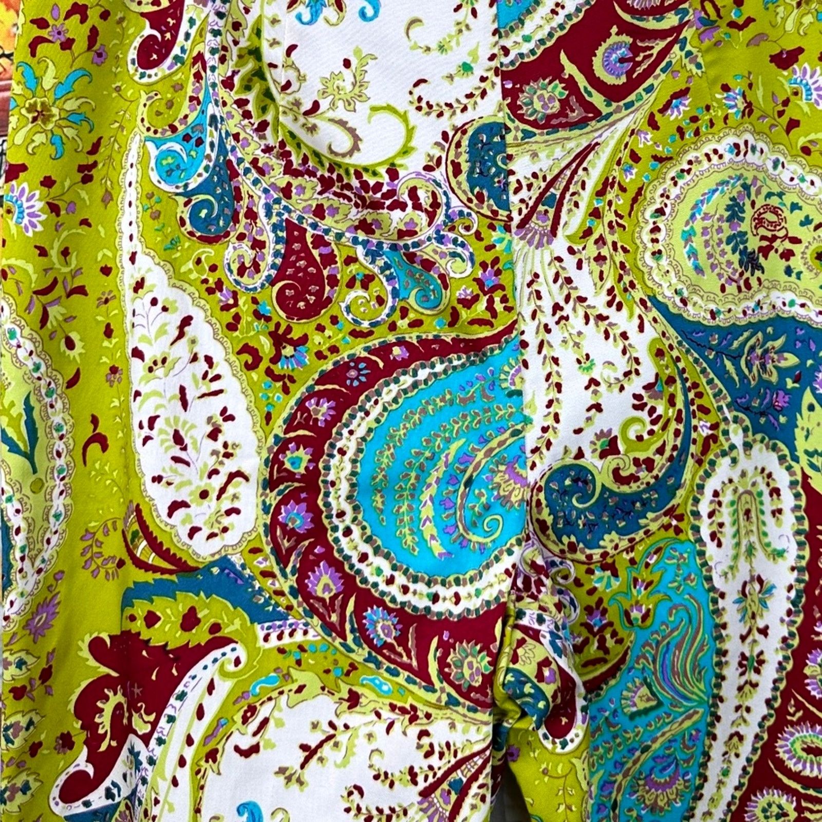 Other Sally Bridge Audrey Dress Pants - Paisley - size M Size 29" - 12 Thumbnail