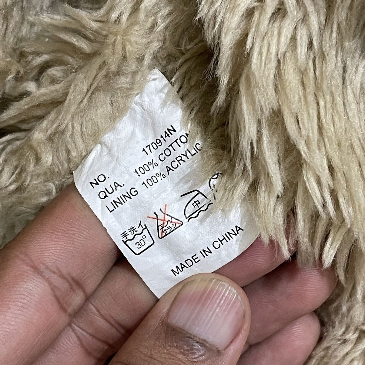 Vintage Vtg 90s Bobson International Shearling Zipper Chore Jacket Size US L / EU 52-54 / 3 - 16 Thumbnail