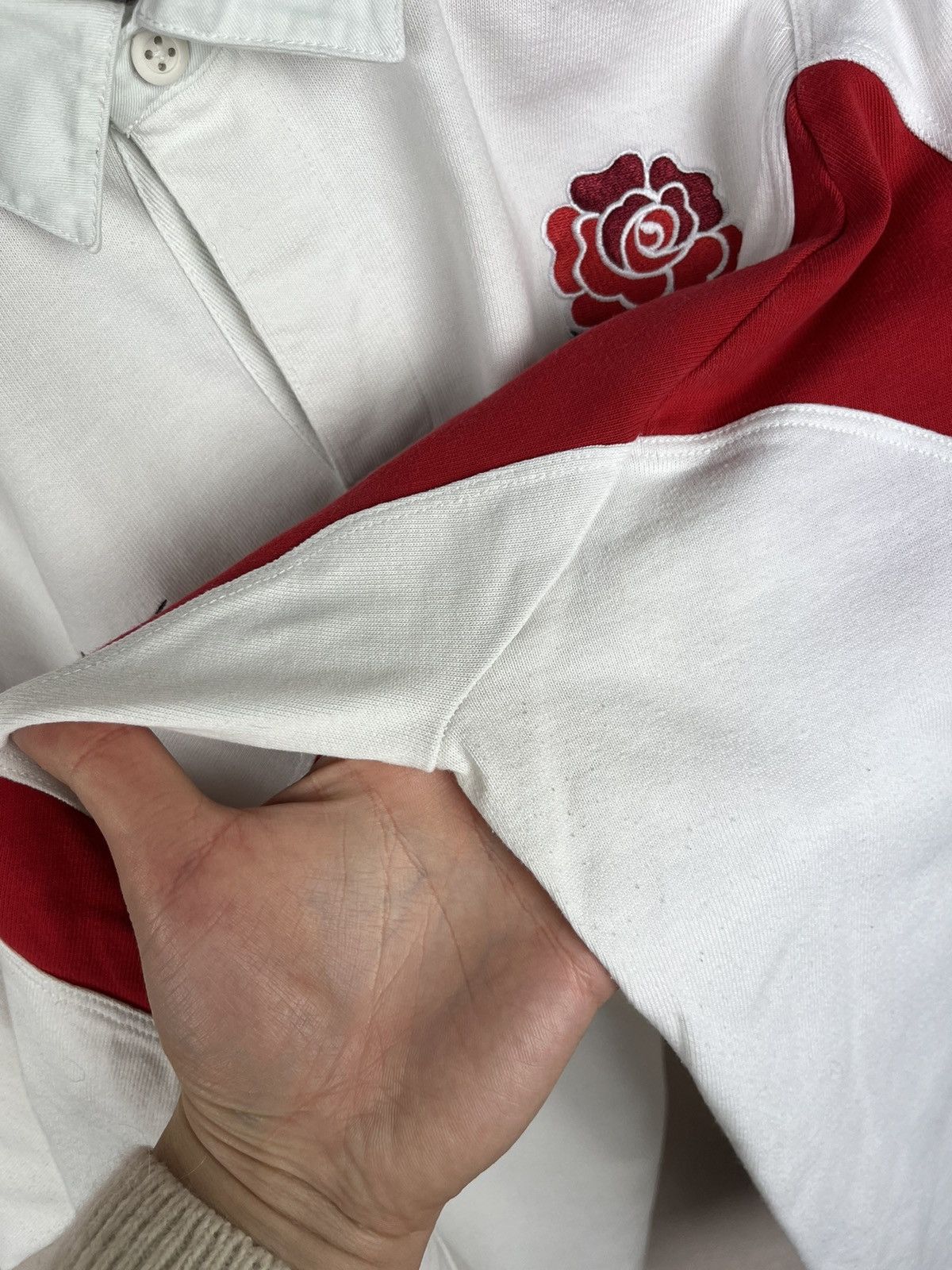 Nike VINTAGE NIKE ENGLAND RETRO RUGBY JERSEY DRILL BLOKE Y2K 90s Size US XXL / EU 58 / 5 - 10 Thumbnail