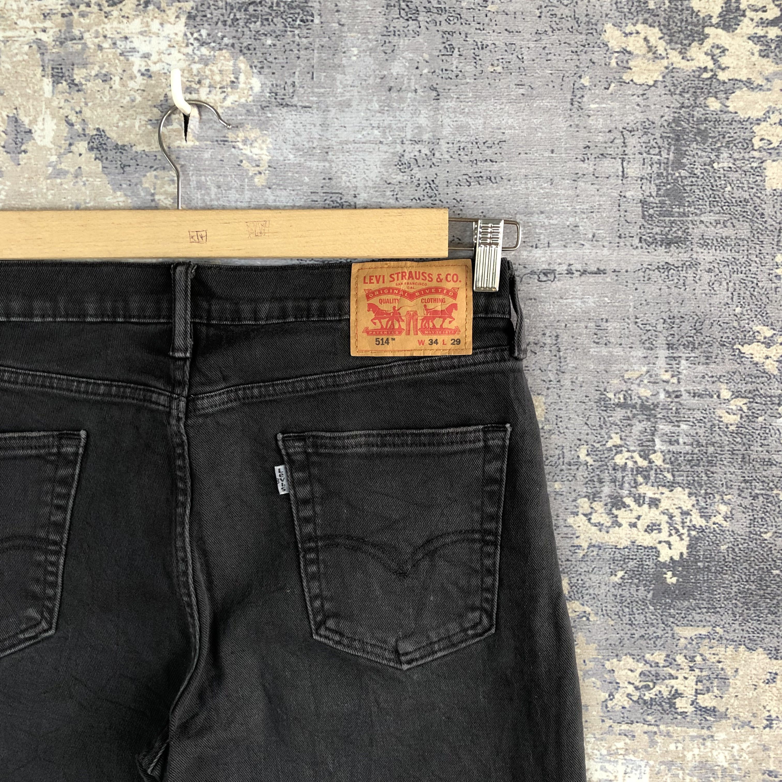 Levi's Vintage Y2K Levis Faded Black Jeans Levi's Light Wash Denim Size US 32 / EU 48 - 5 Thumbnail