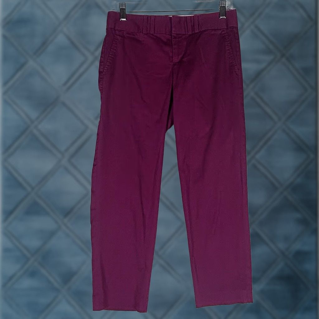 Banana Republic Banana Republic Ryan Fit Ankle Pants Womens Size 2 Pink Stretch Formal Work Regular Size 26" / US 2 / IT 38 - 1 Thumbnail