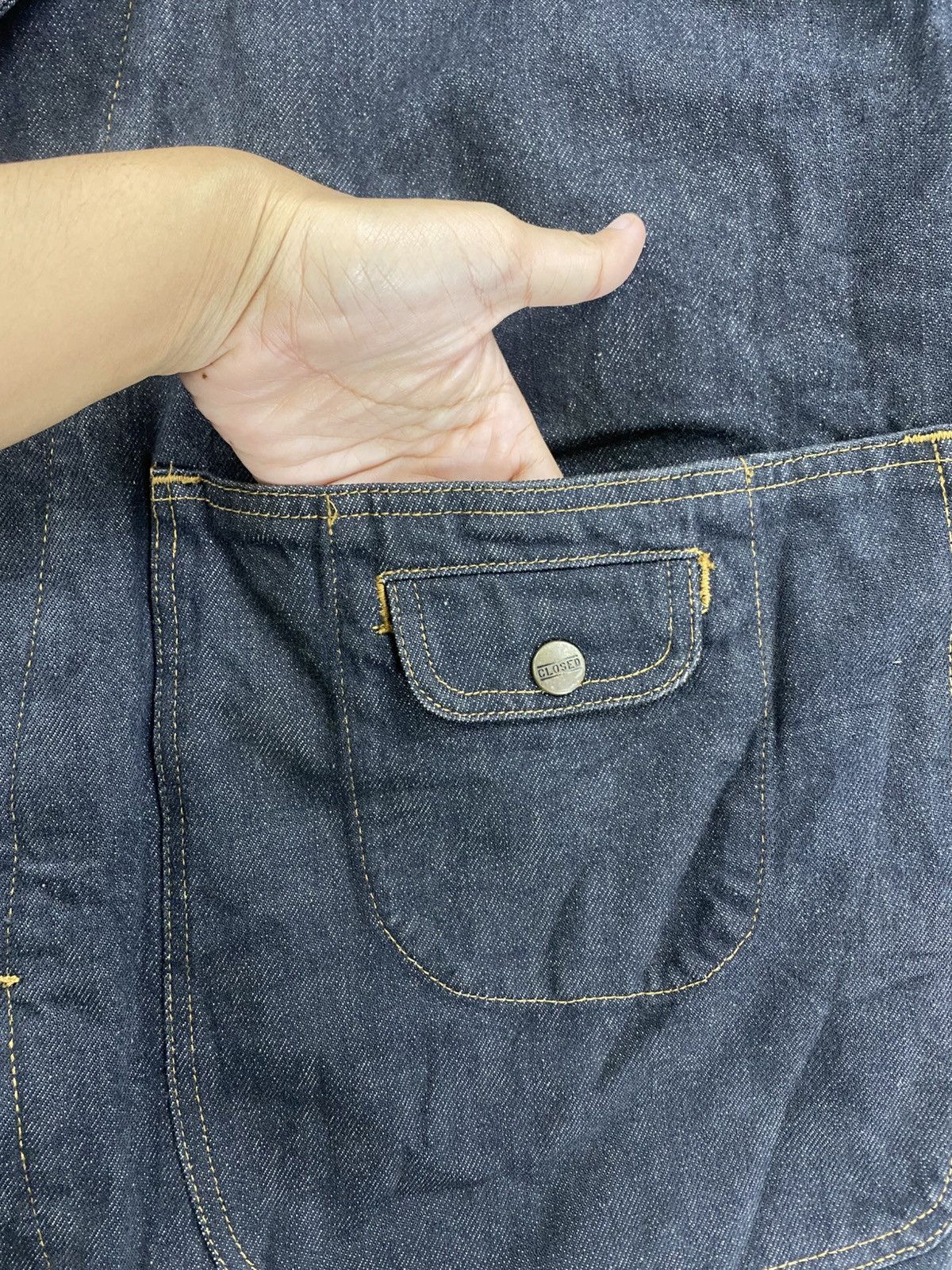 CLOSED × Marithe + Francois Girbaud × Vintage Vtg 80s Closed X Marithe Francois Girbaud Italy Denim Jacket Size US L / EU 52-54 / 3 - 6 Thumbnail