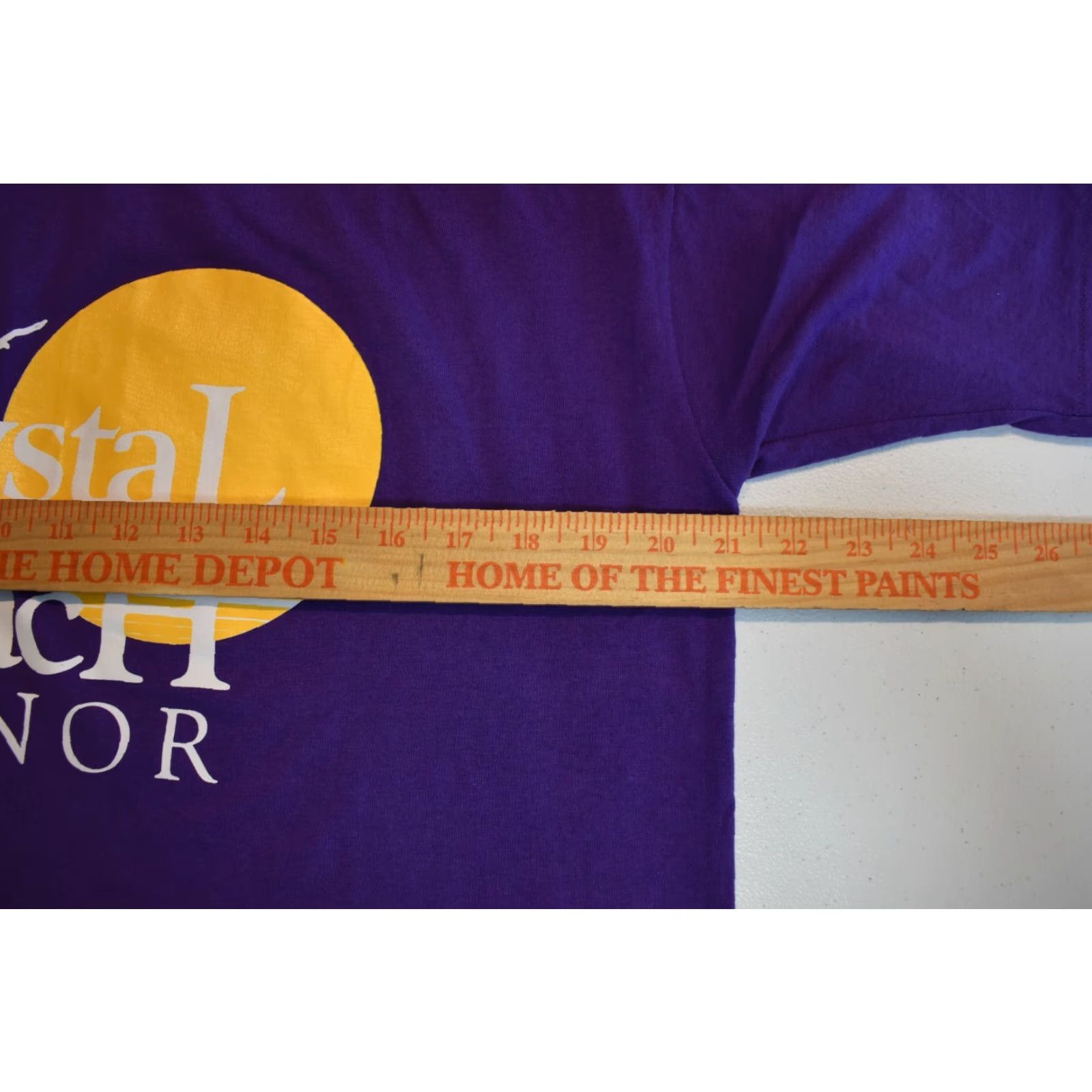 Fruit Of The Loom VINTAGE Fruit of the Loom Crystal Beach Manor Maryland T-Shirt Short Sleeve Purple S Adults Unisex Crew Neck Graphic Print Vintage Size US S / EU 44-46 / 1 - 6 Thumbnail