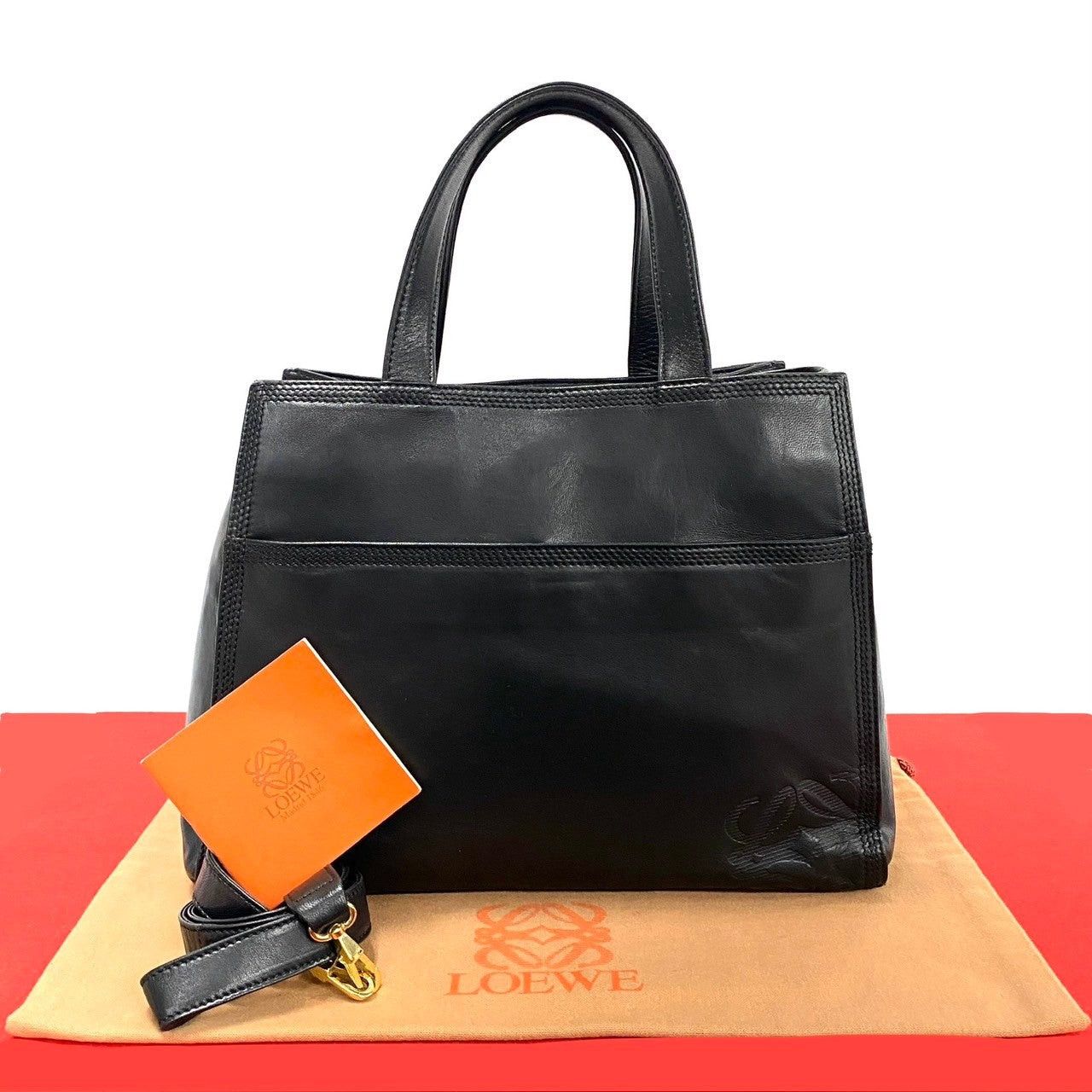 Loewe Loewe Shoulder Bag Black Leather Size ONE SIZE - 1 Thumbnail