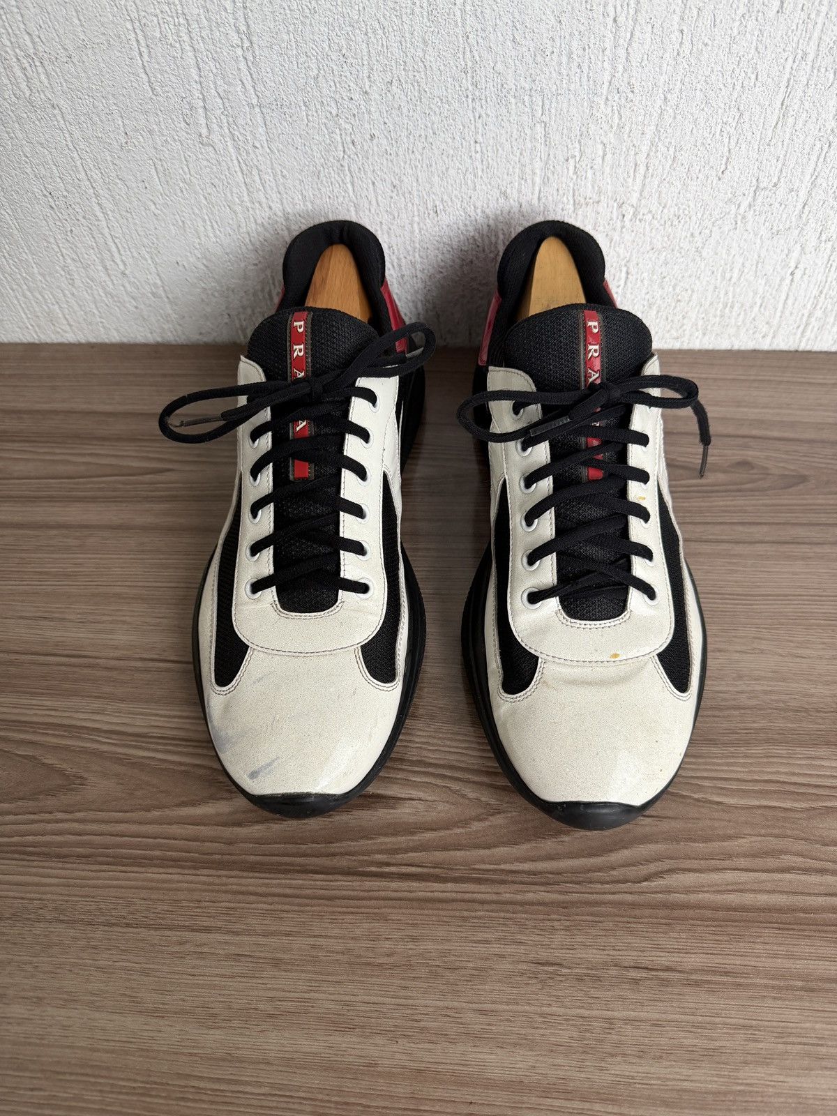 Prada America cup leather trainers Size US 12 / EU 45 - 5 Thumbnail