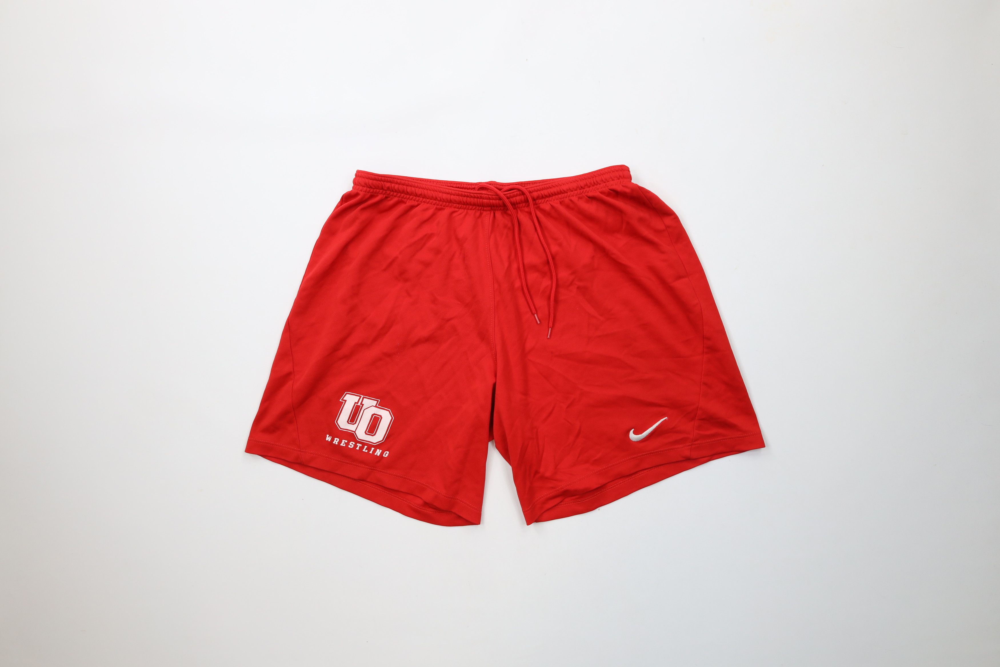 Nike × Vintage Nike Issued University of Olivet Wrestling Above Knee Shorts Size US 32 / EU 48 - 1 Thumbnail