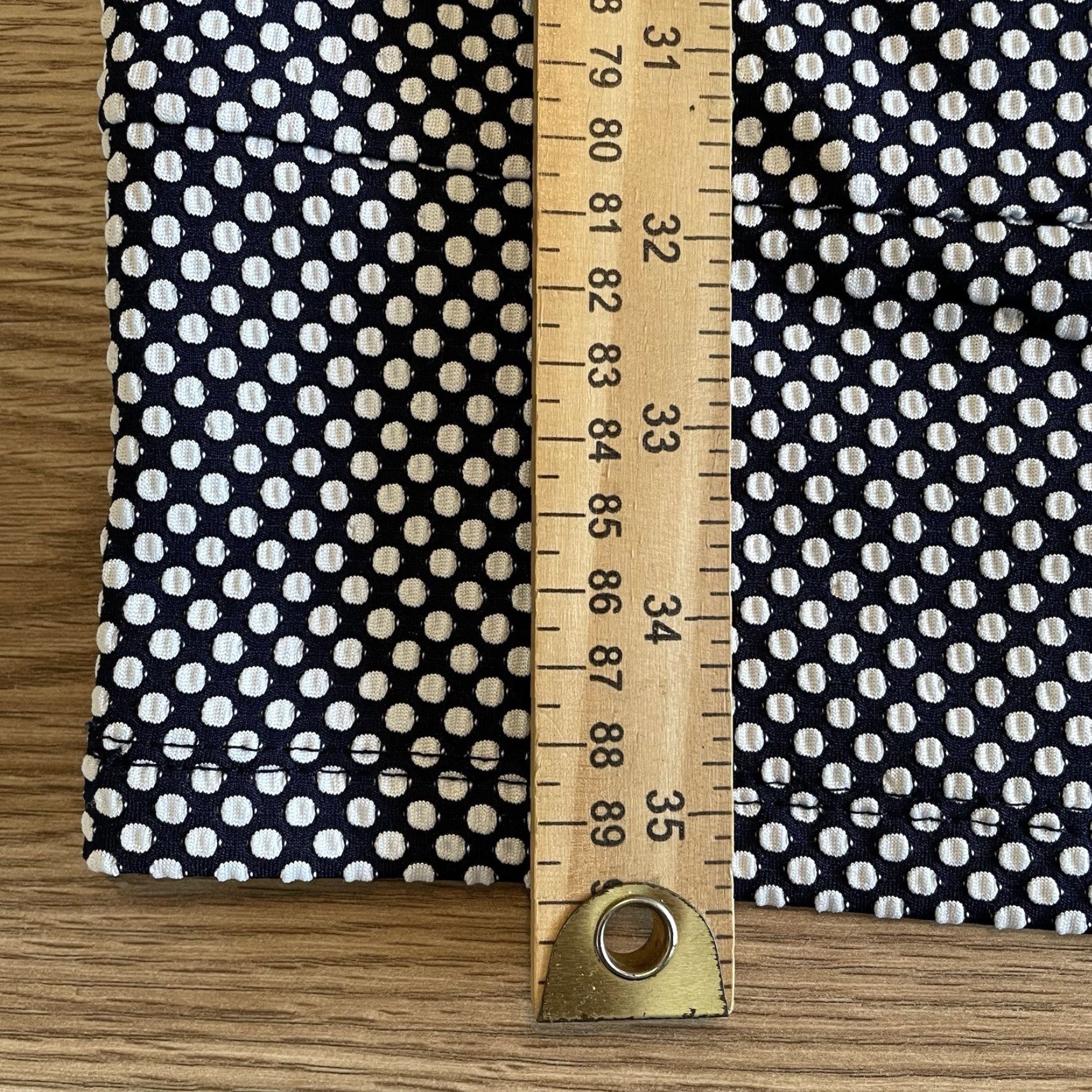 Vintage Enfocus Studio Sheer Sleeve Green Dress Black White Polka Dots Size 14 Size XL / US 12-14 / IT 48-50 - 3 Thumbnail