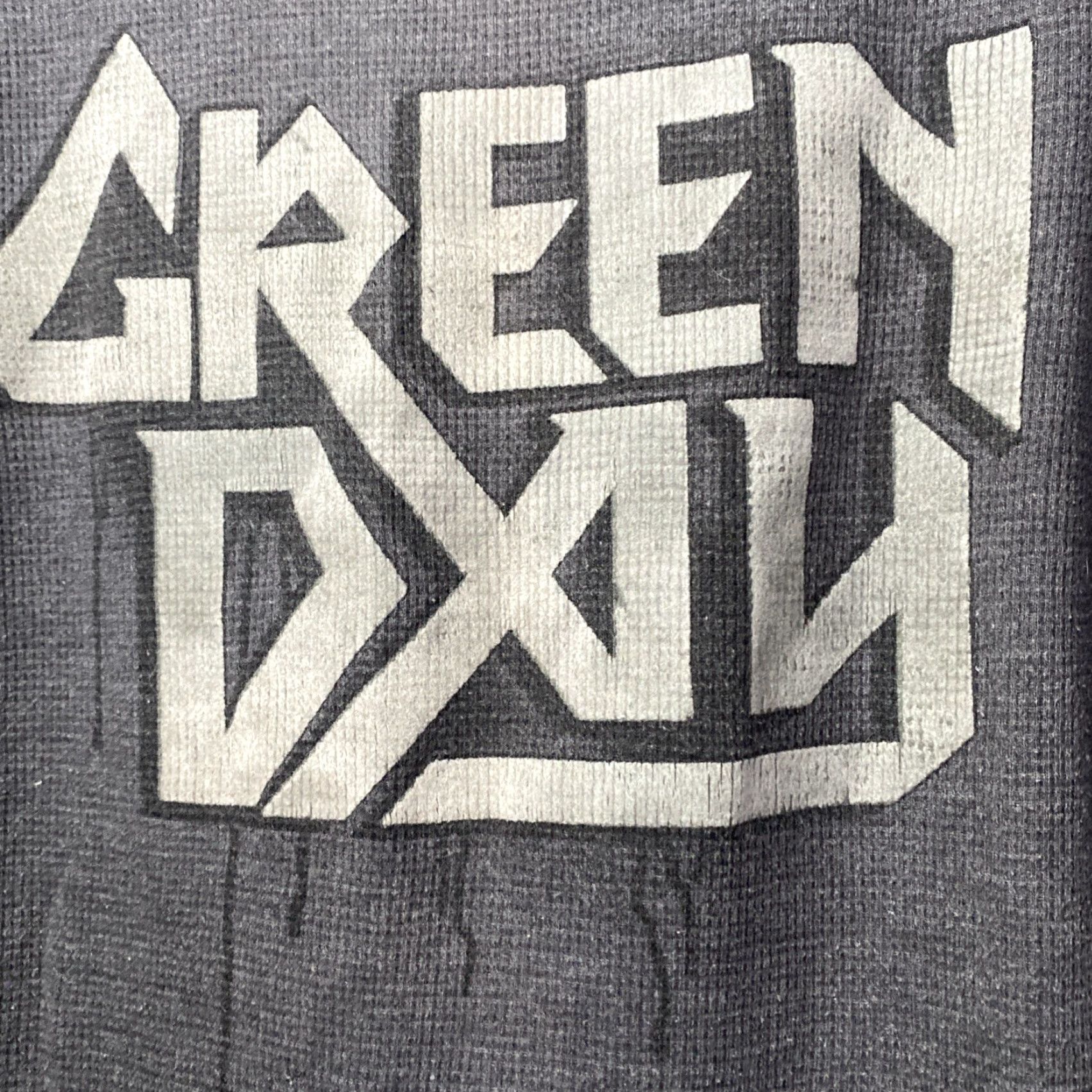 Vintage VINTAGE Green Day Shirt Mens Large Gray Waffle Knit Cinder Block Stretch Long Sleeve L Size US L / EU 52-54 / 3 - 4 Thumbnail