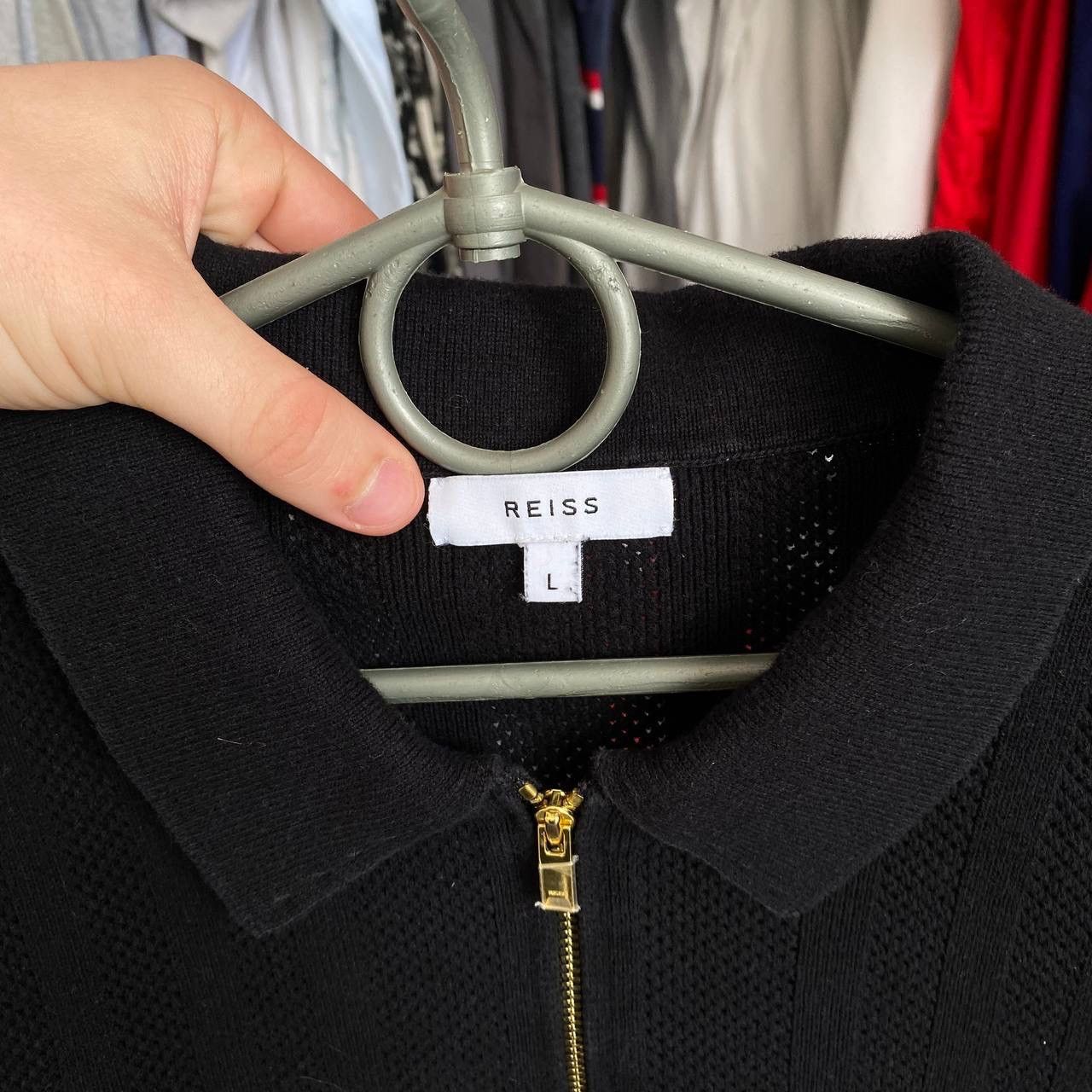 Designer × Reiss Luxury Reiss Basic designer streetwear old money polo Size US L / EU 52-54 / 3 - 2 Thumbnail