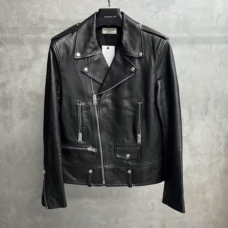 Saint Laurent Paris classic black collar long sleeve jacket Size US L / EU 52-54 / 3 - 7 Thumbnail