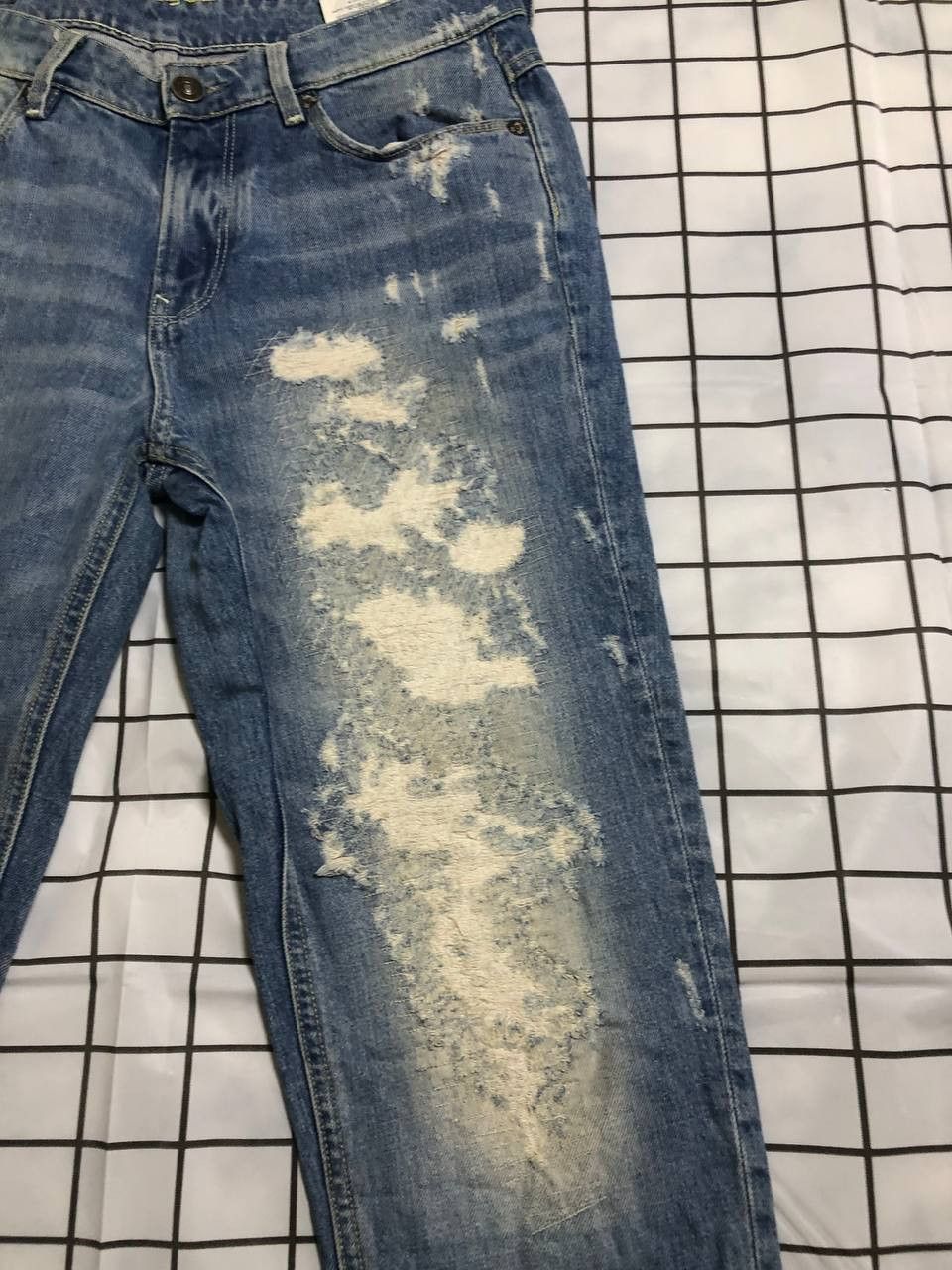 G-Star G Star Raw Jeans Men's Blue Denim Straight Leg Size US 26 / EU 42 - 3 Thumbnail