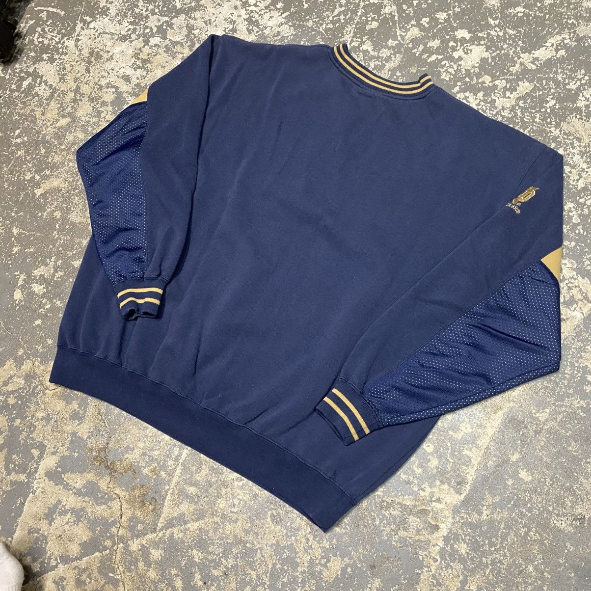 Other Vintage Norte Dame Navy Mesh Sleeve Lee Sport Hoodie Sweat Size US XL / EU 56 / 4 - 8 Thumbnail