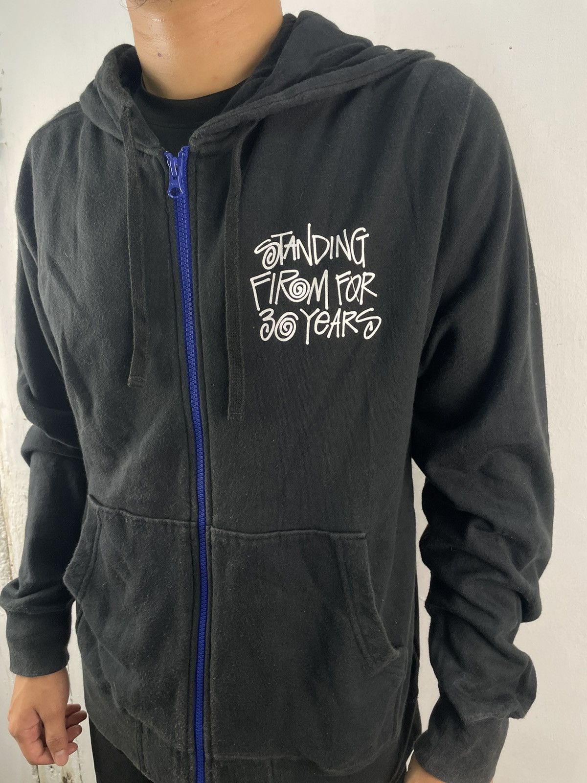 Stussy × Vintage Vintage Stussy Hoodie Zipper Pullover Sweatshirt Size US S / EU 44-46 / 1 - 2 Thumbnail