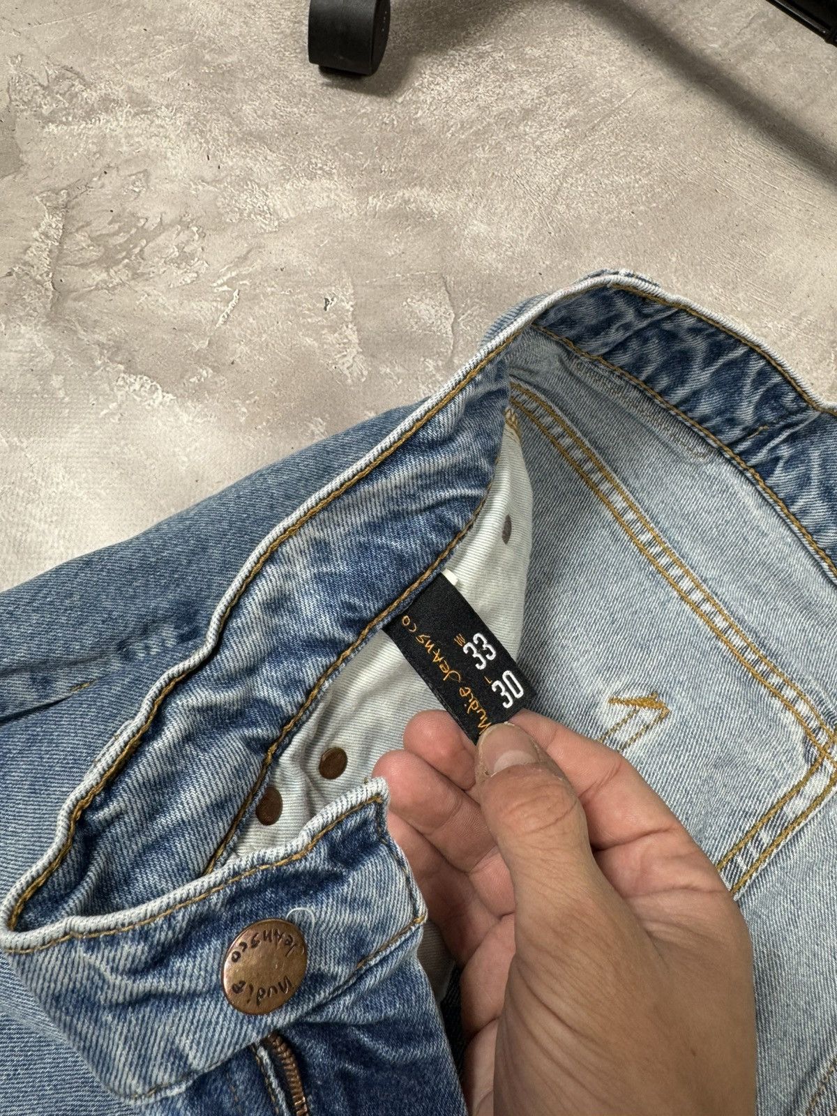 Nudie Jeans Vintage Nudie Jeans Lean Dean Skini Pants Size US 33 - 12 Thumbnail