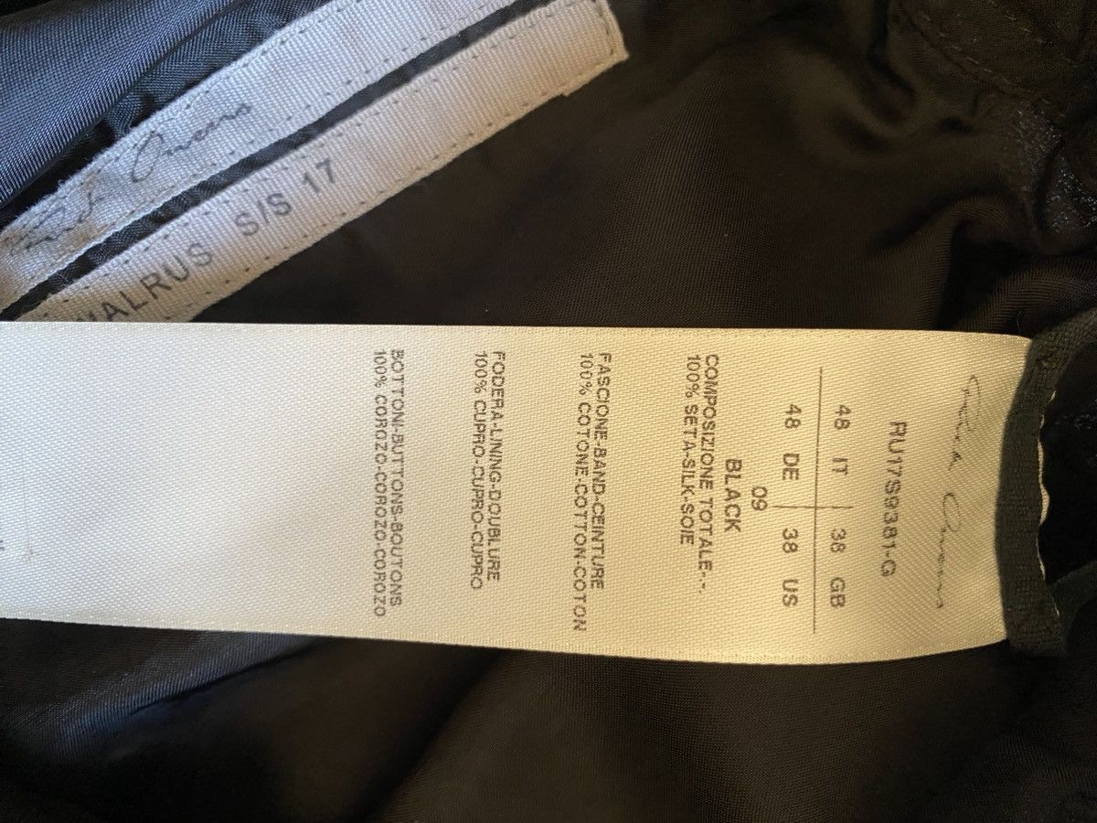 Rick Owens Walrus ss17 cropped trousers