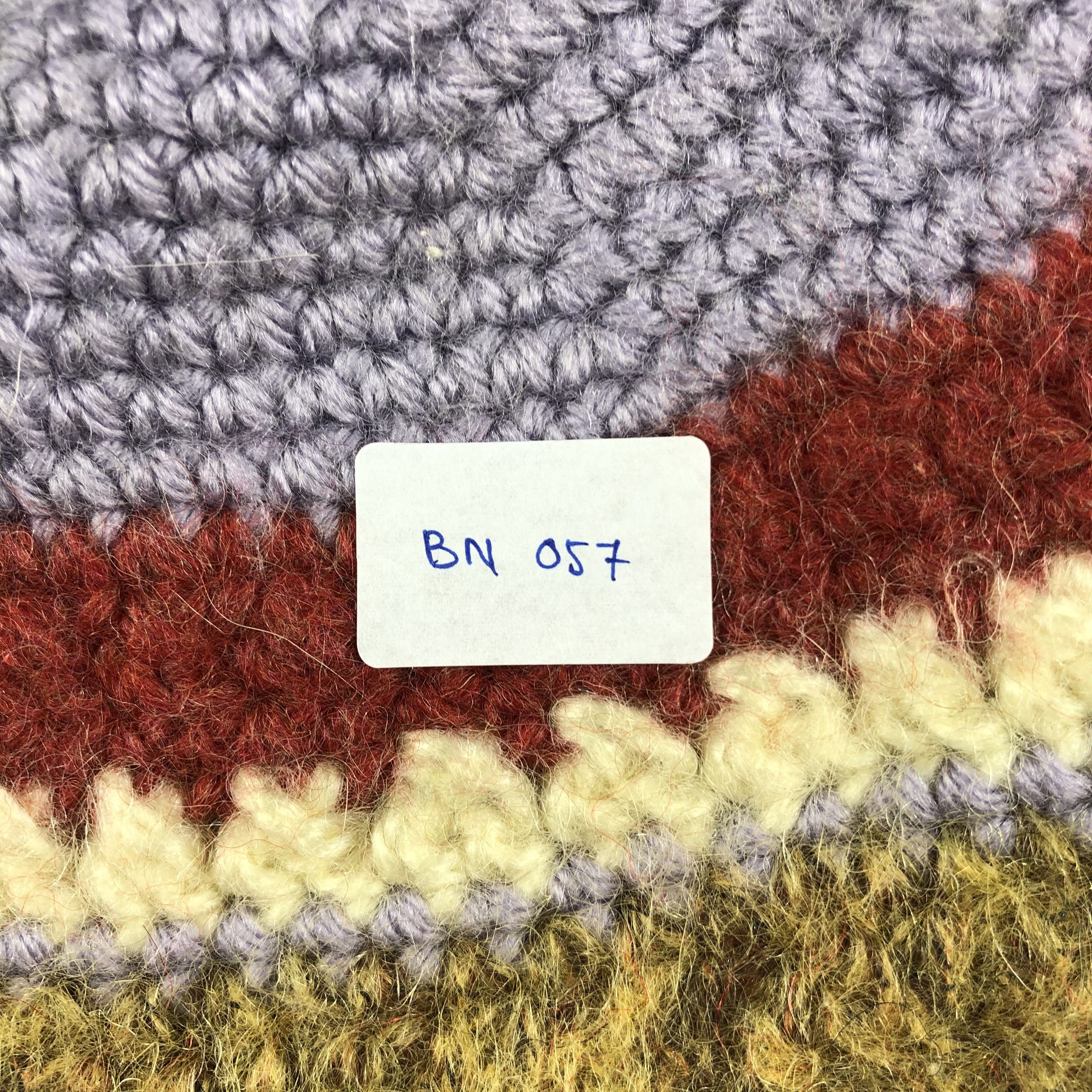 Japanese Brand Multicolor Crochet Beanie Size ONE SIZE - 4 Thumbnail