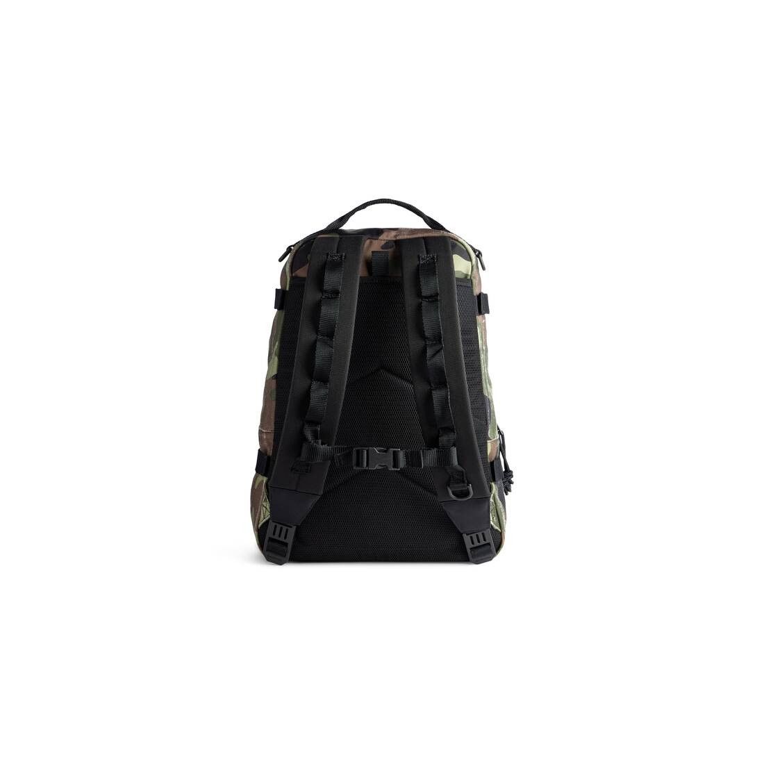 Balenciaga o1bcso1str0425 Size: OS / Army Small Backpack Camo Print Size ONE SIZE - 4 Thumbnail