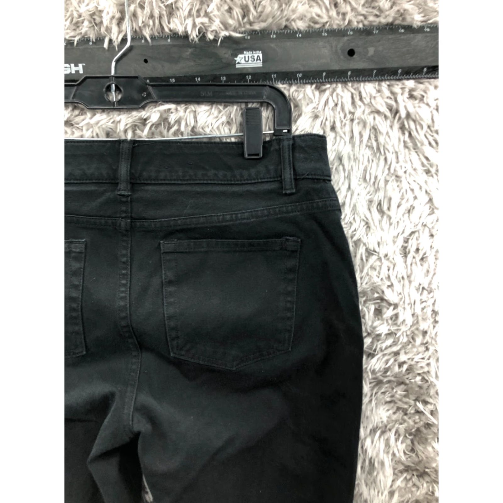 Chaps Chaps Chino Skinny Pants Size 10 Womens Mid Rise Black Casual Chaps Size 32" / US 10 / IT 46 - 6 Thumbnail